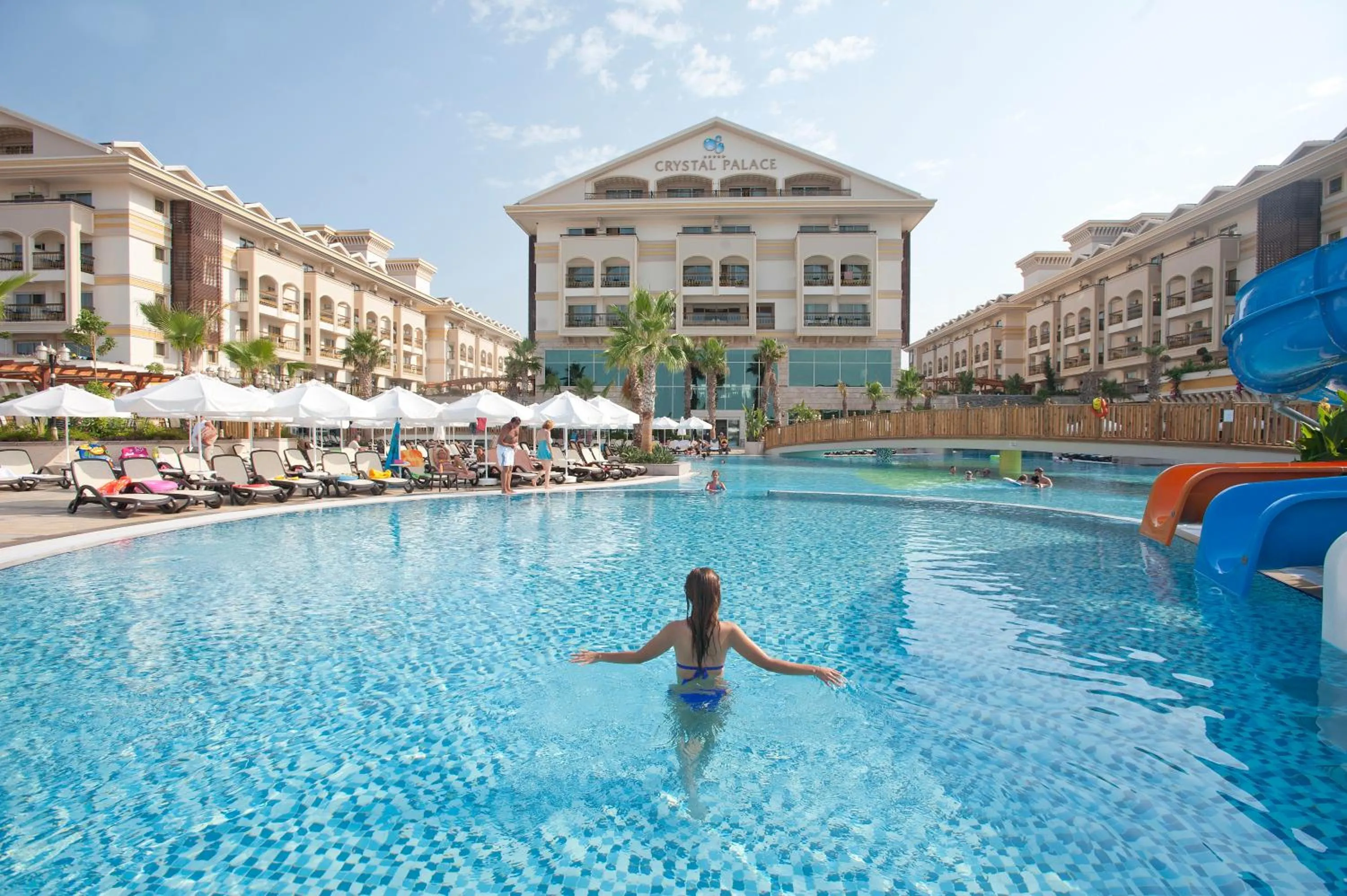 Swimming pool in Ex-Crystal Palace Luxury Resort & Spa - Ultimate All Inclusive