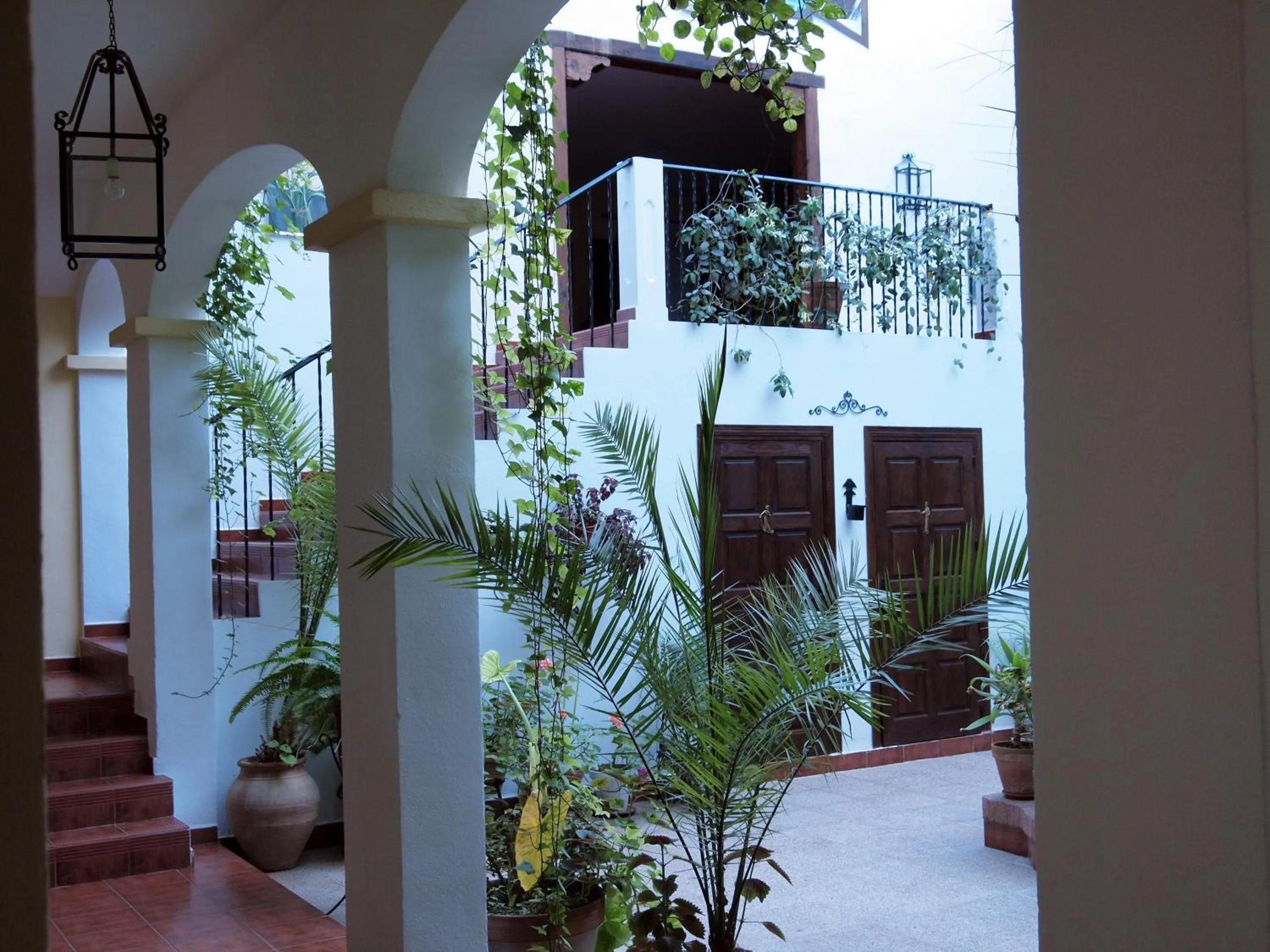 Patio in Hospedium Hotel Val de Pinares