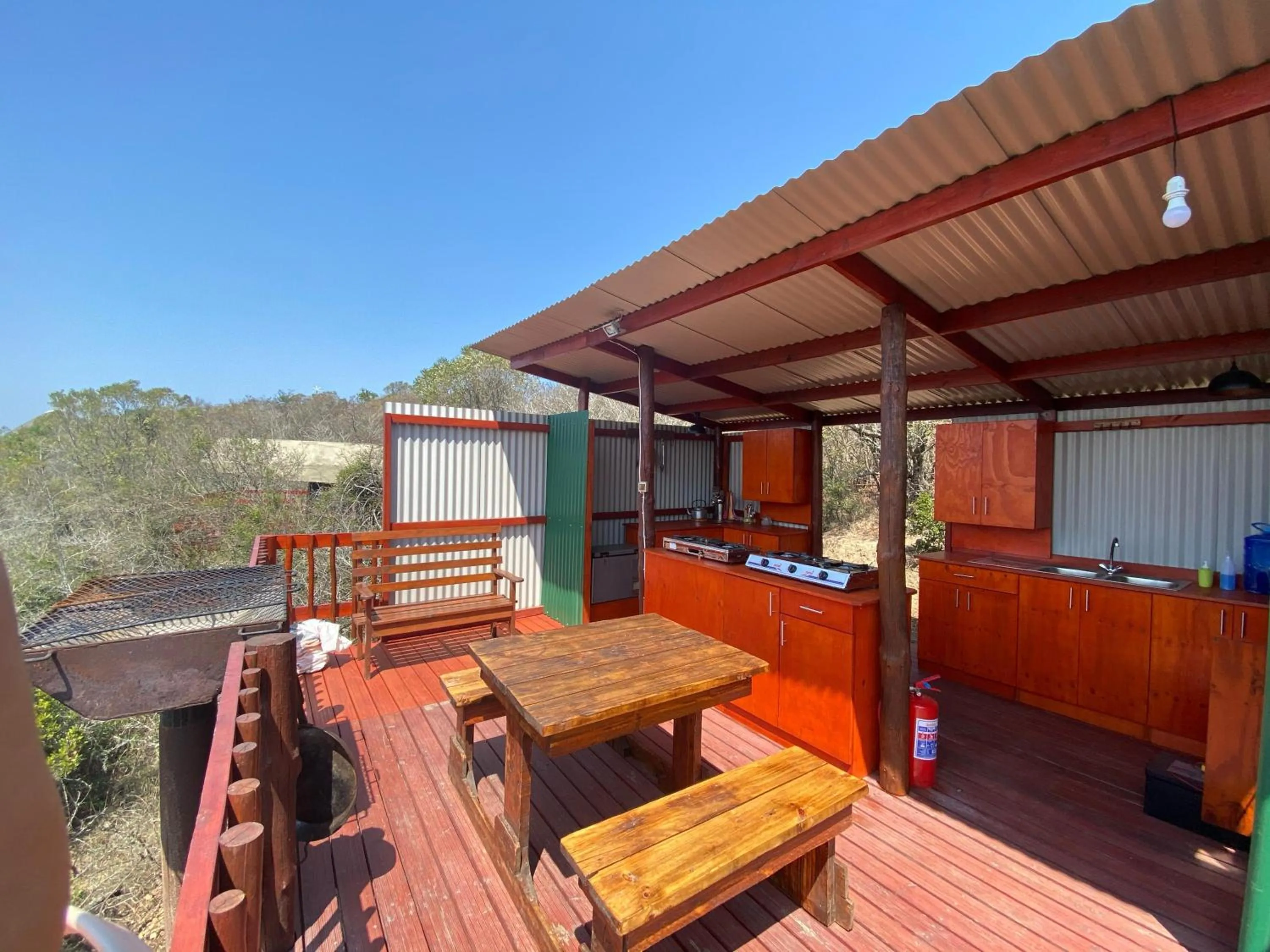 kitchen in Horseshoe Game Reserve