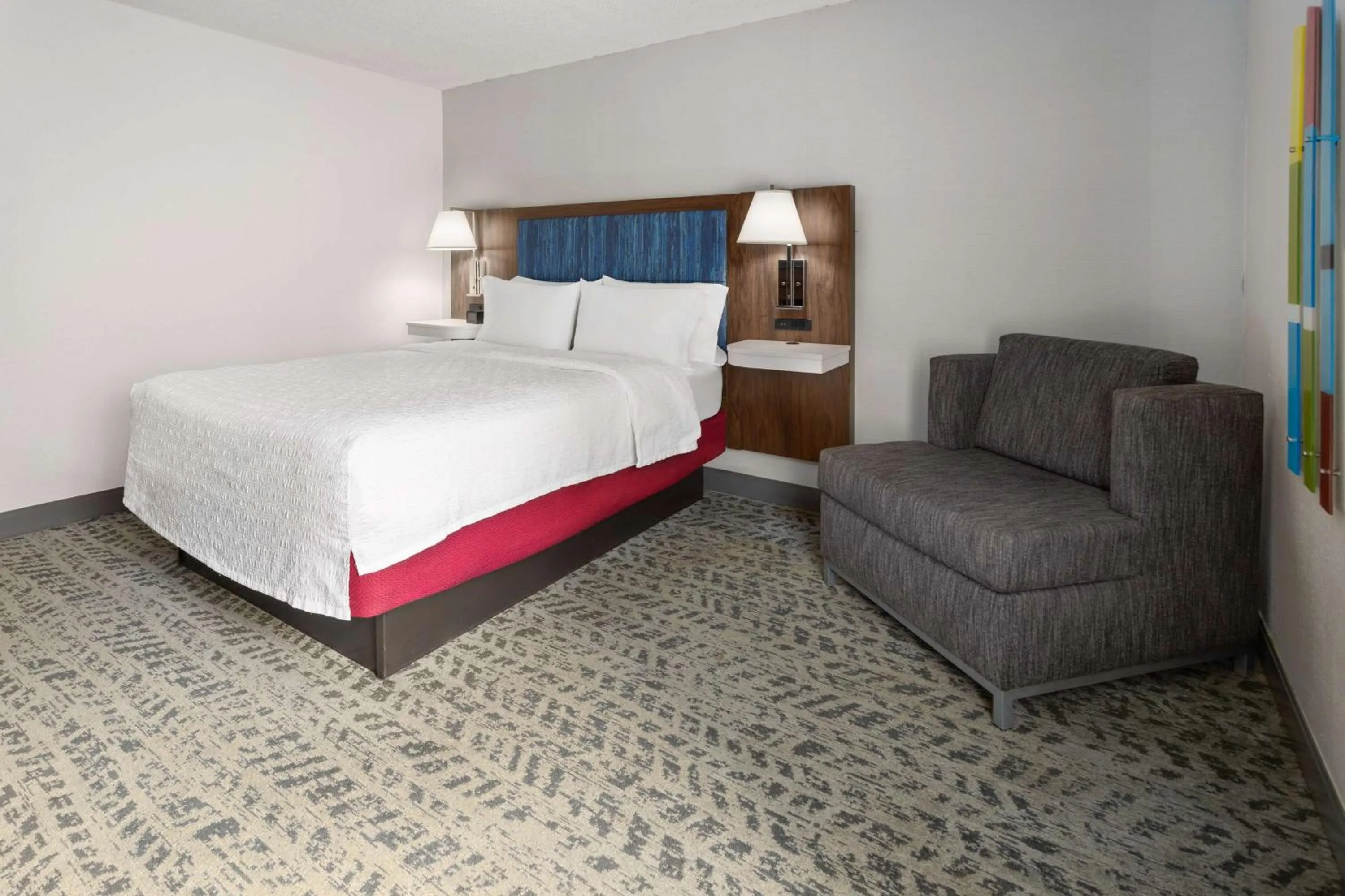 Living room, Bed in Hampton Inn Atlanta/Douglasville