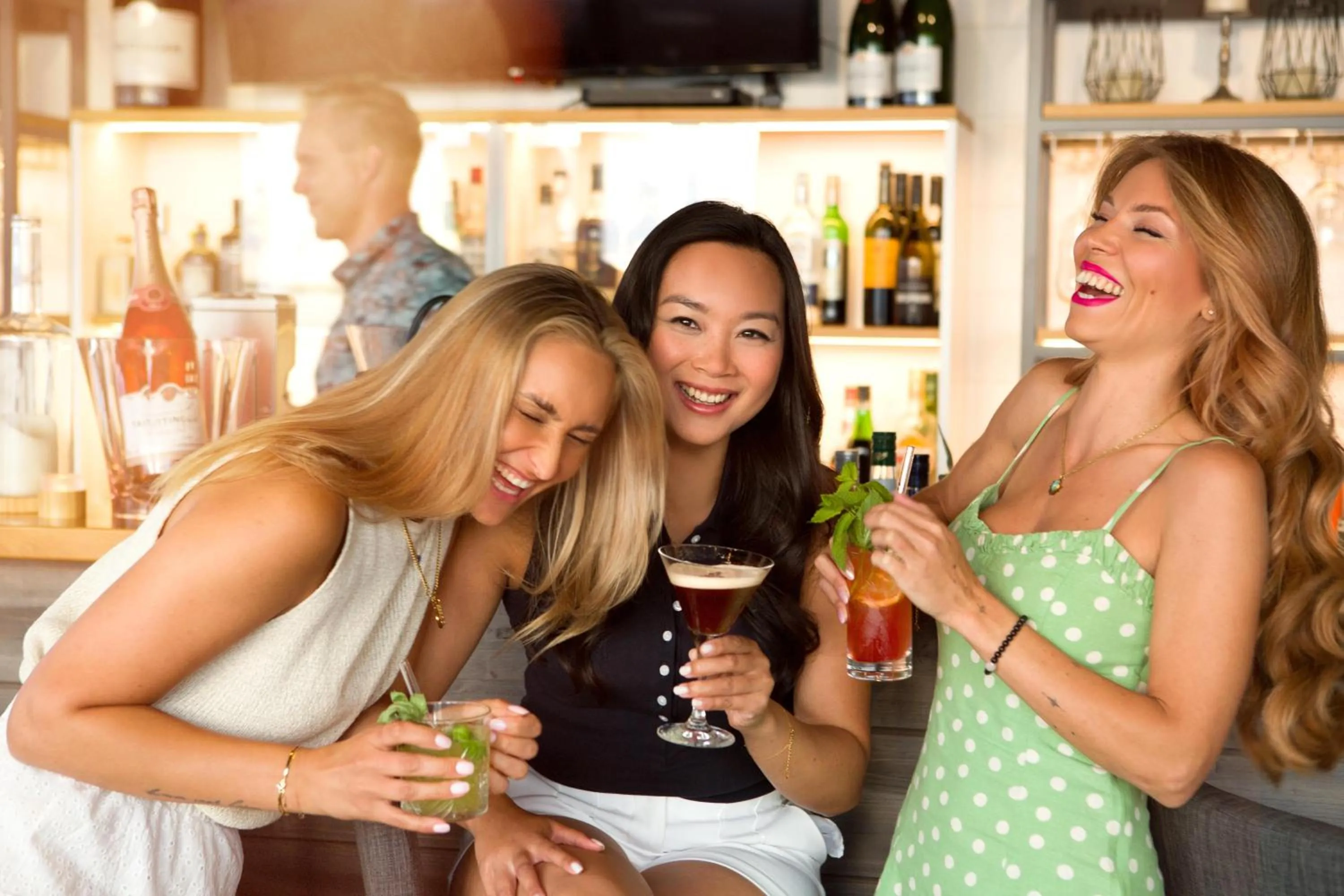 Lounge or bar in Wyn. Strandhotel Sylt