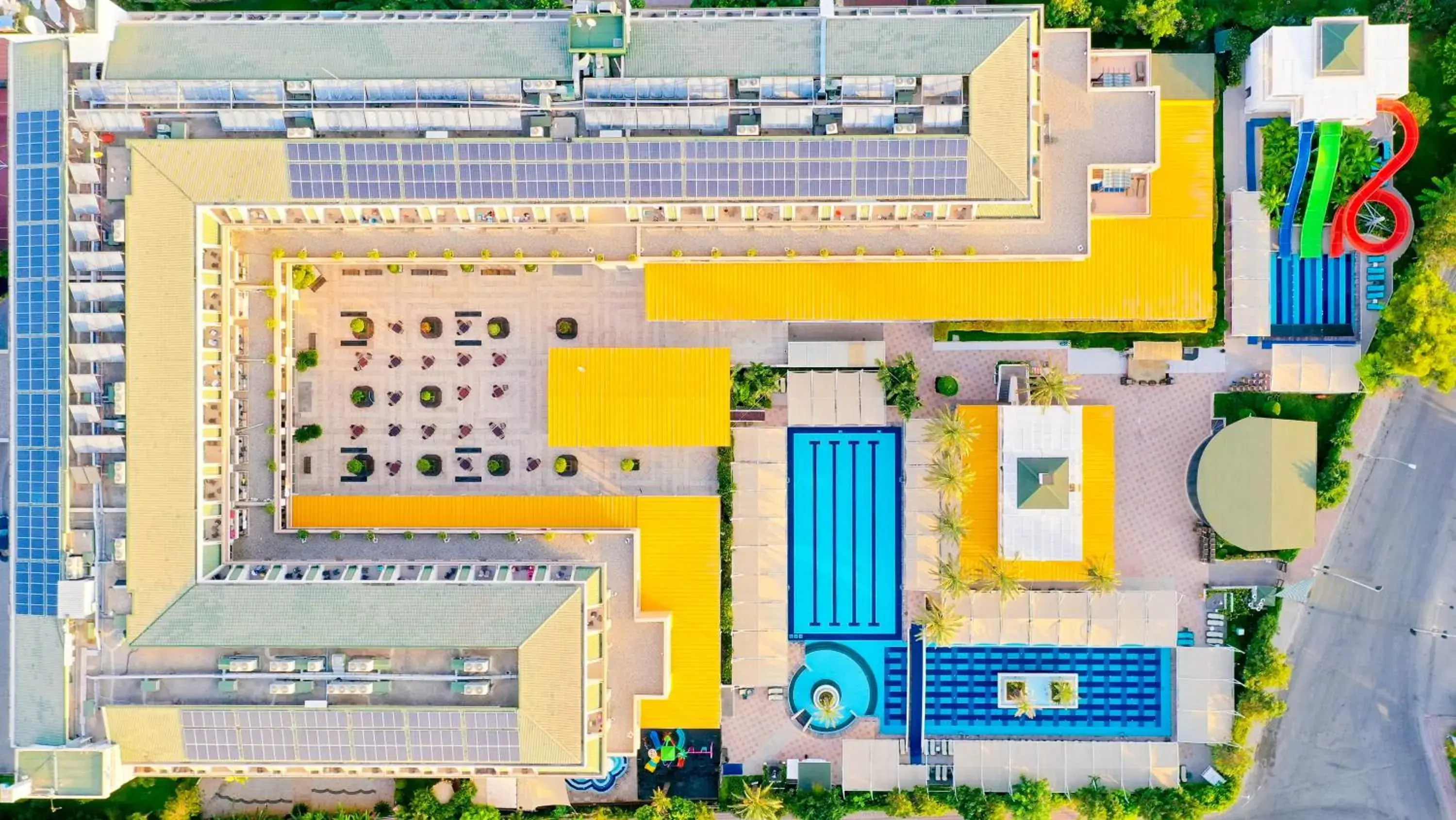 Bird's eye view in Crystal De Luxe Resort & Spa - All Inclusive Bird's eye view in Crystal De Luxe Resort & Spa - All Inclusive
