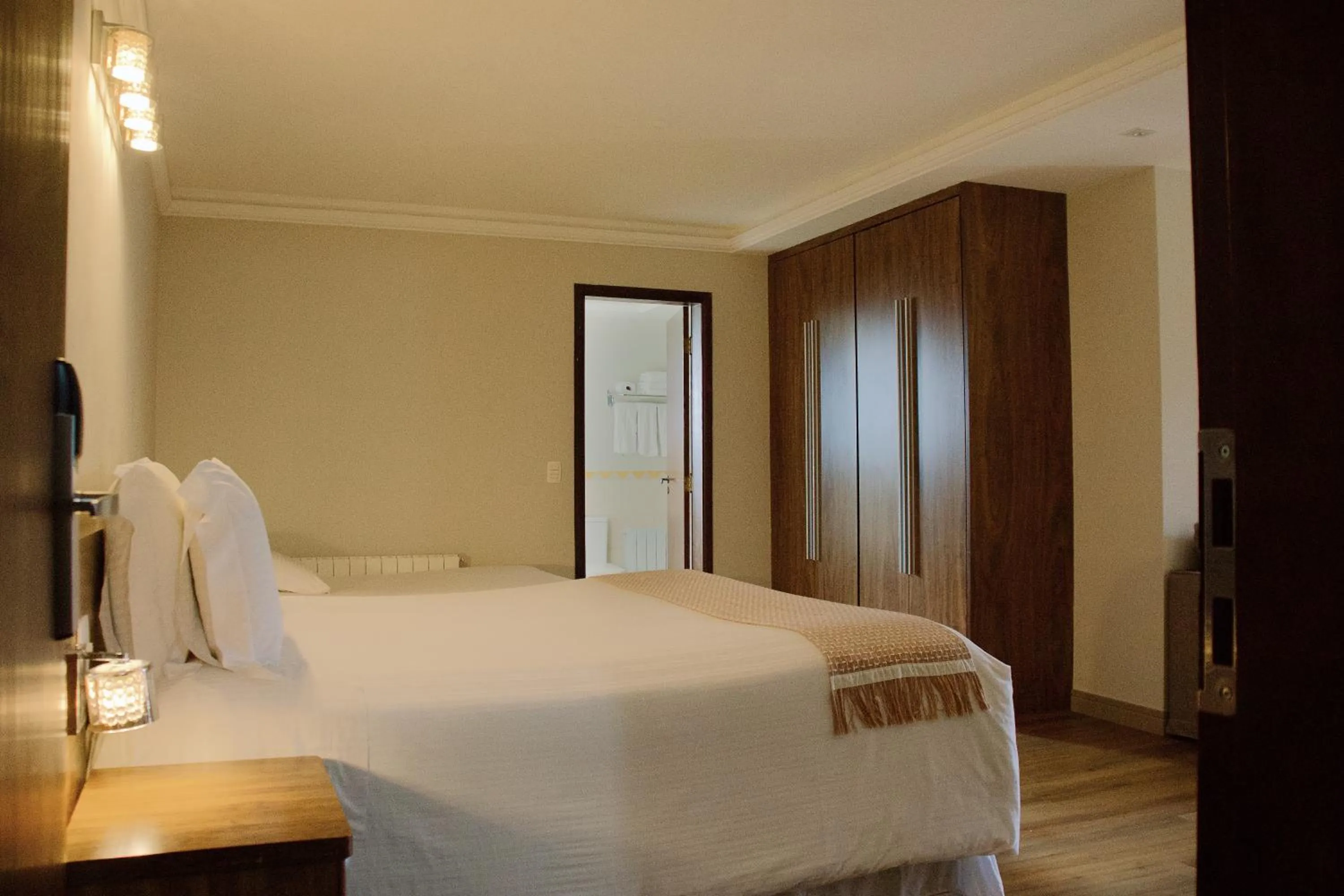 Bed in Pousada Big Bear