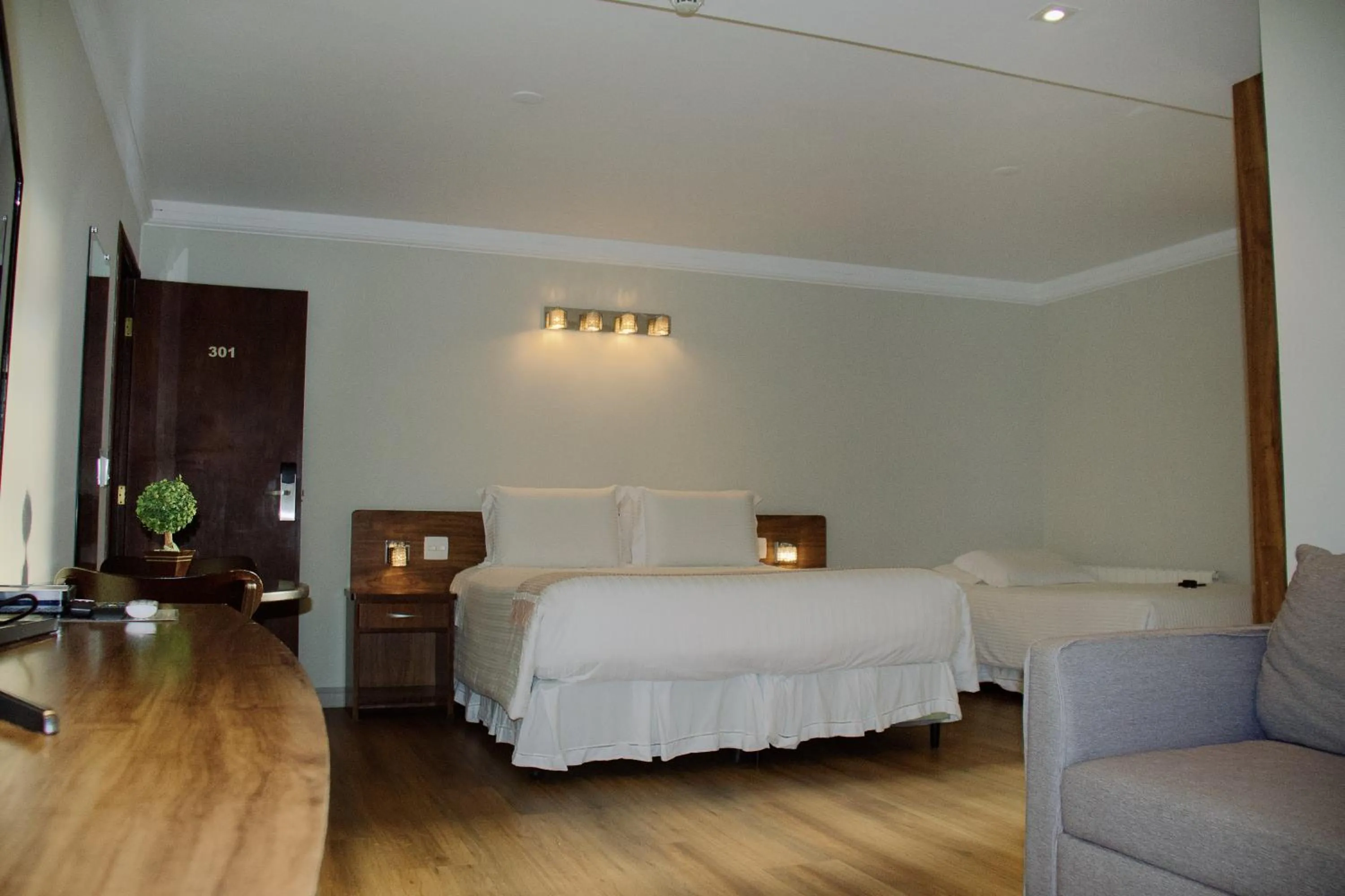 Bed in Pousada Big Bear