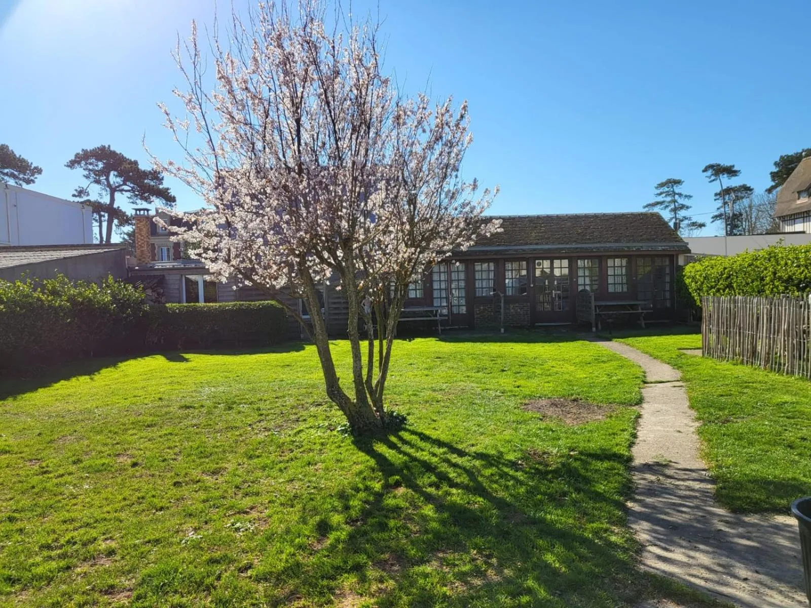 Garden in Hotel de Normandie