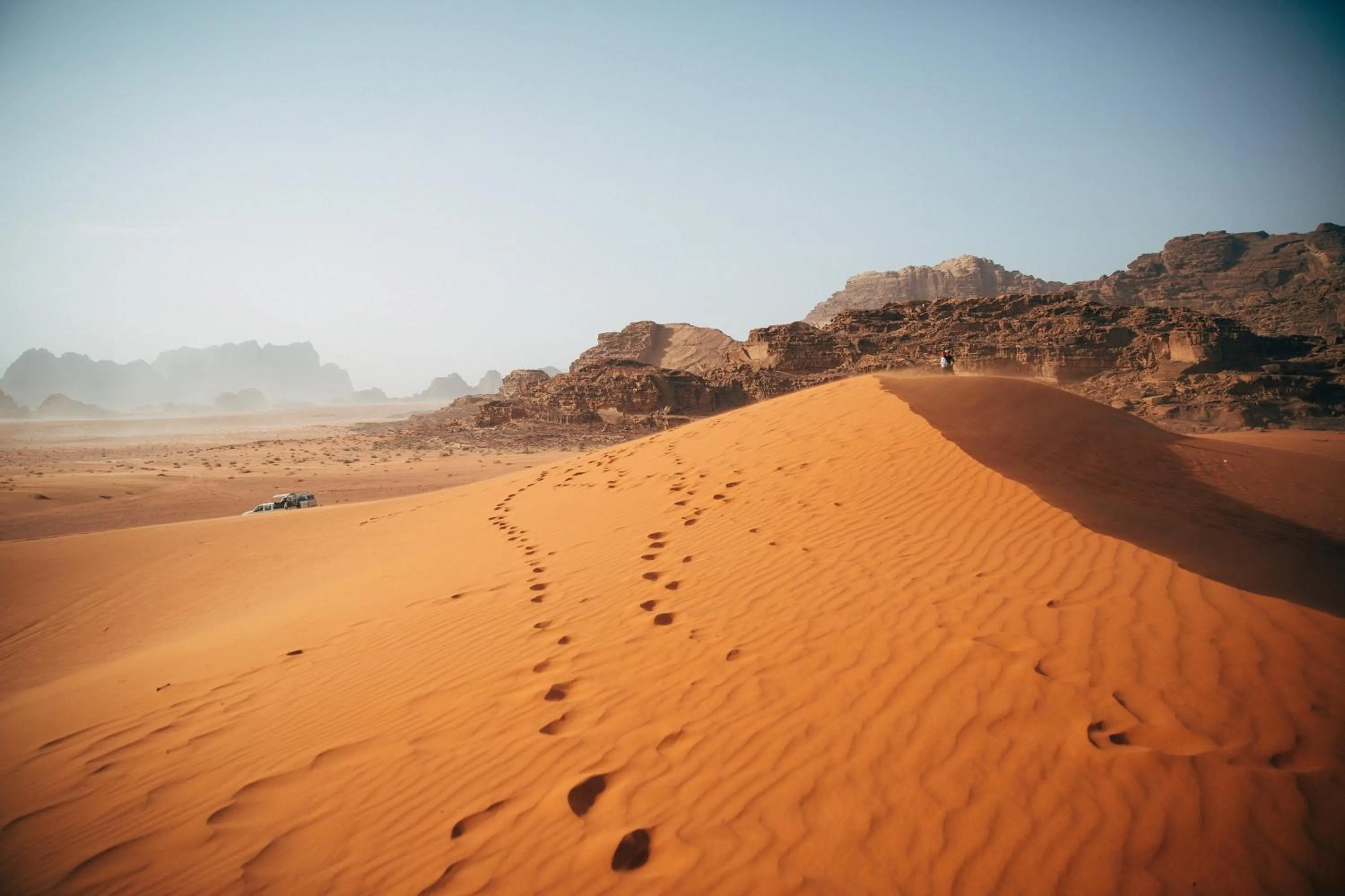 Natural landscape in Desert Rock camp
