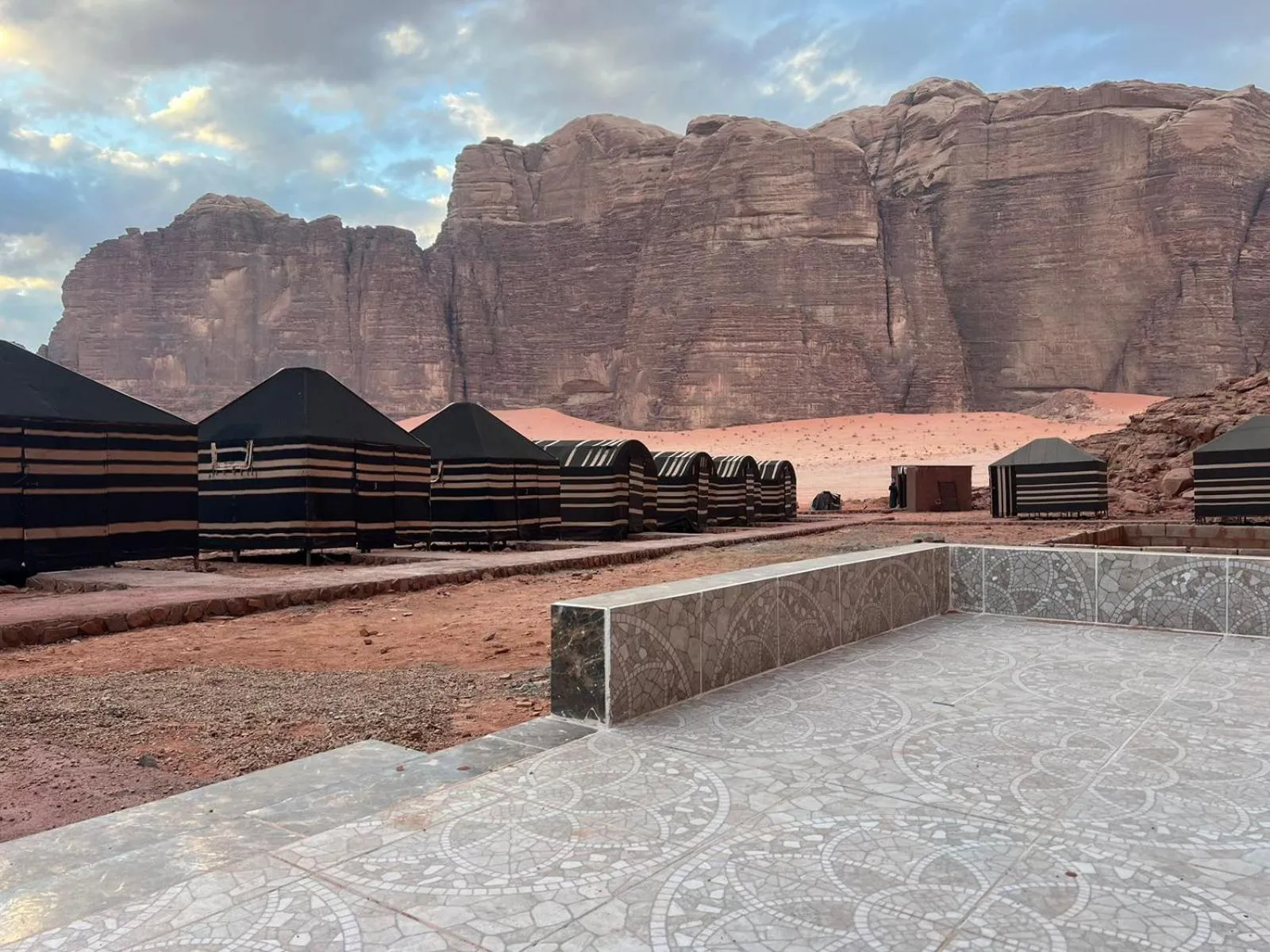 Property building in Desert Rock camp