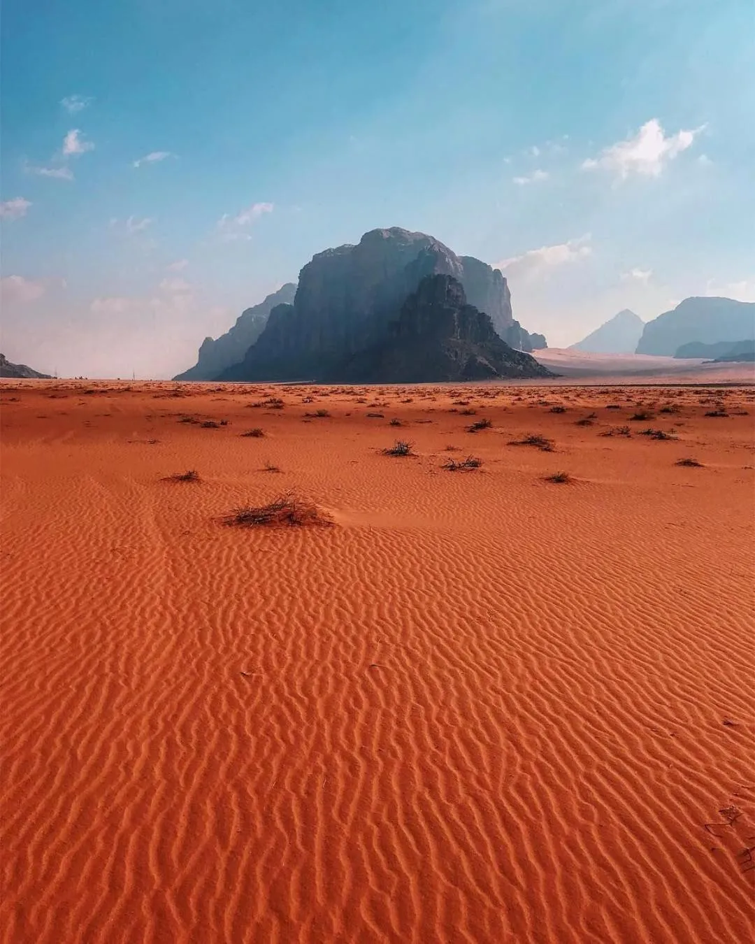 Mountain view in Desert Rock camp