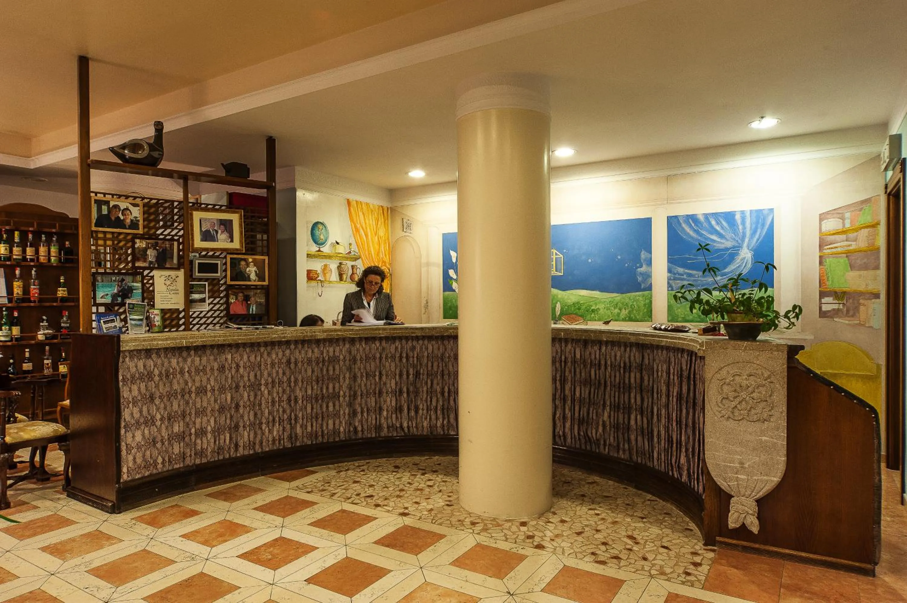 Lobby or reception in Albergo La Primula