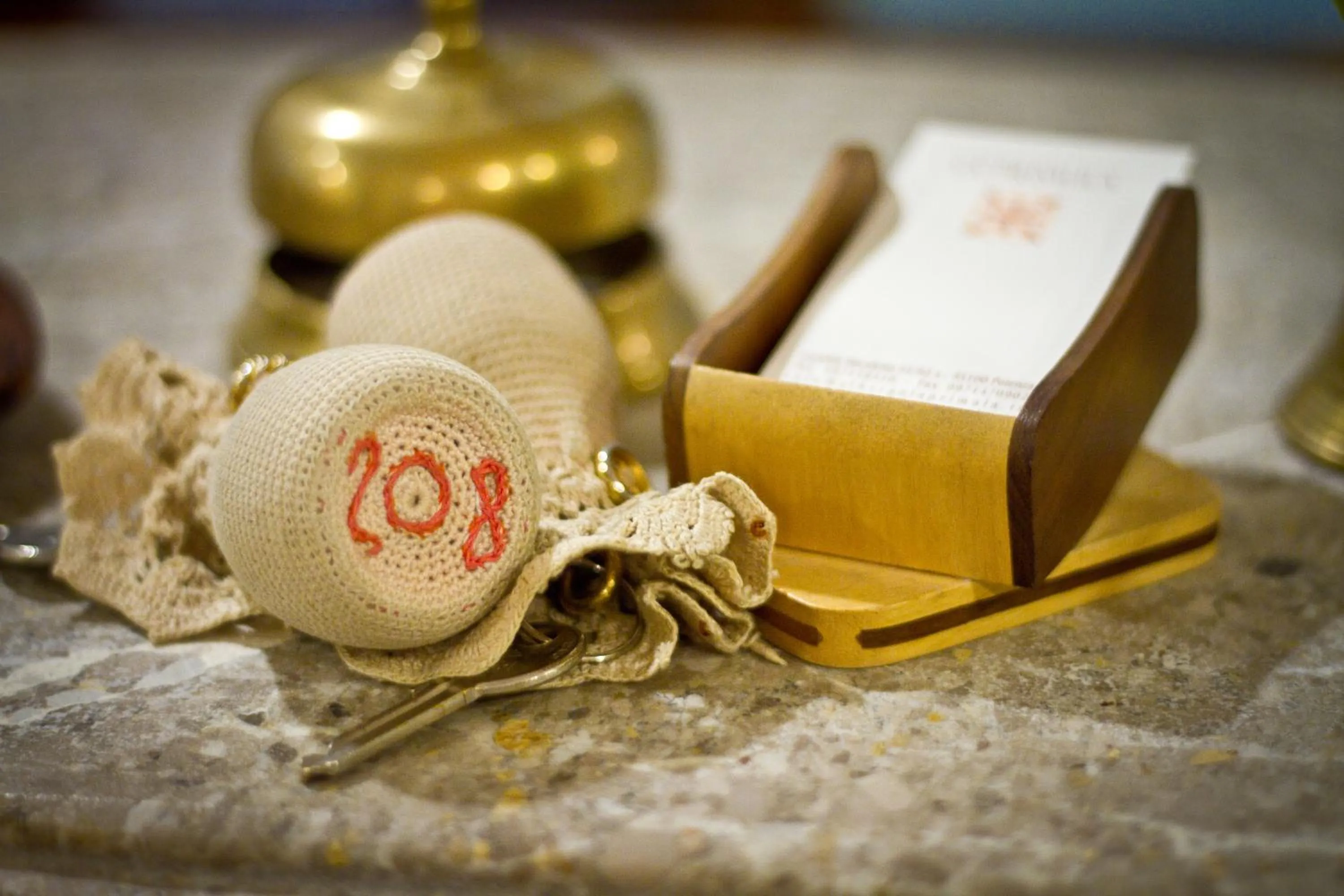 Decorative detail in Albergo La Primula