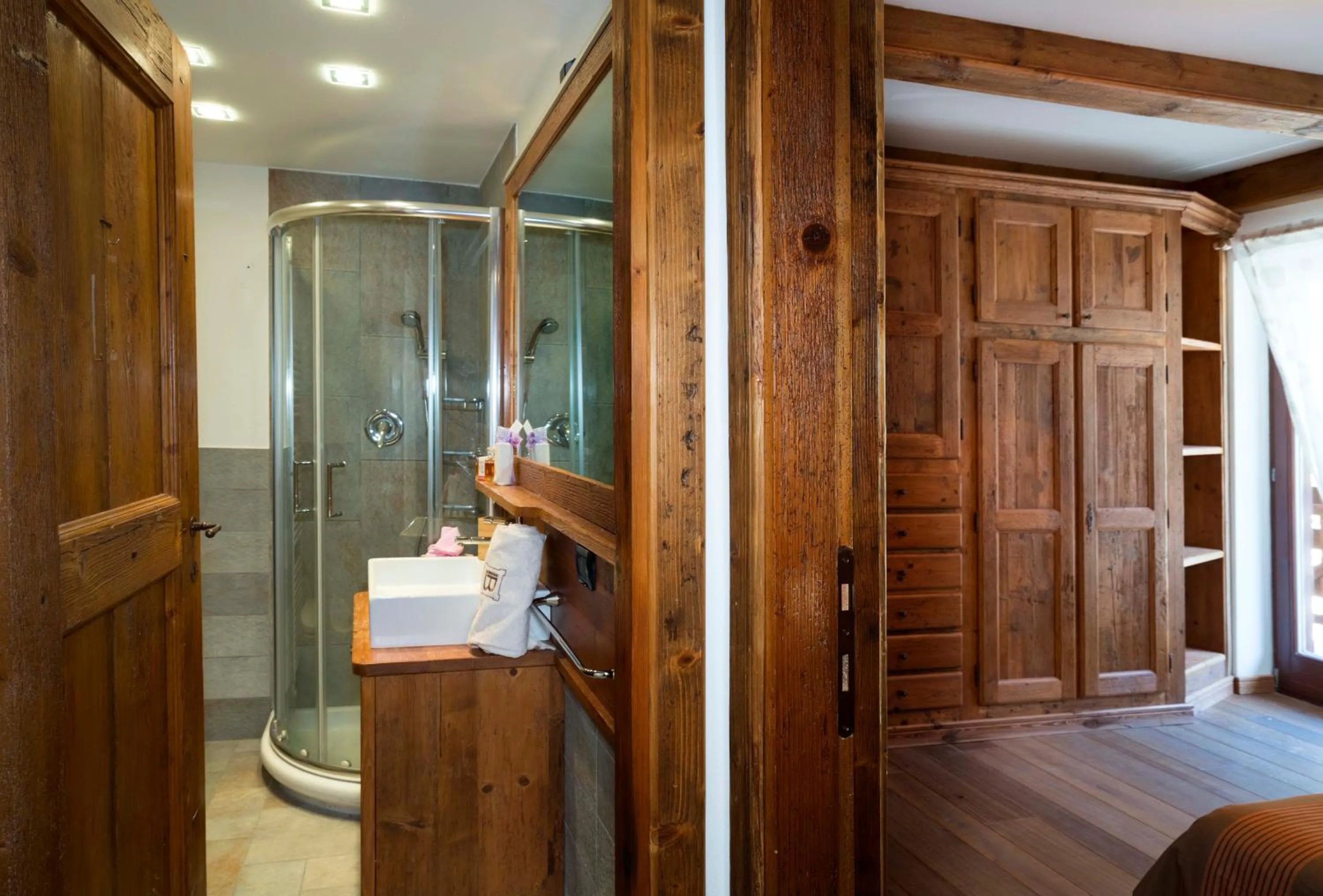 Bathroom in Residence Le Marmotte