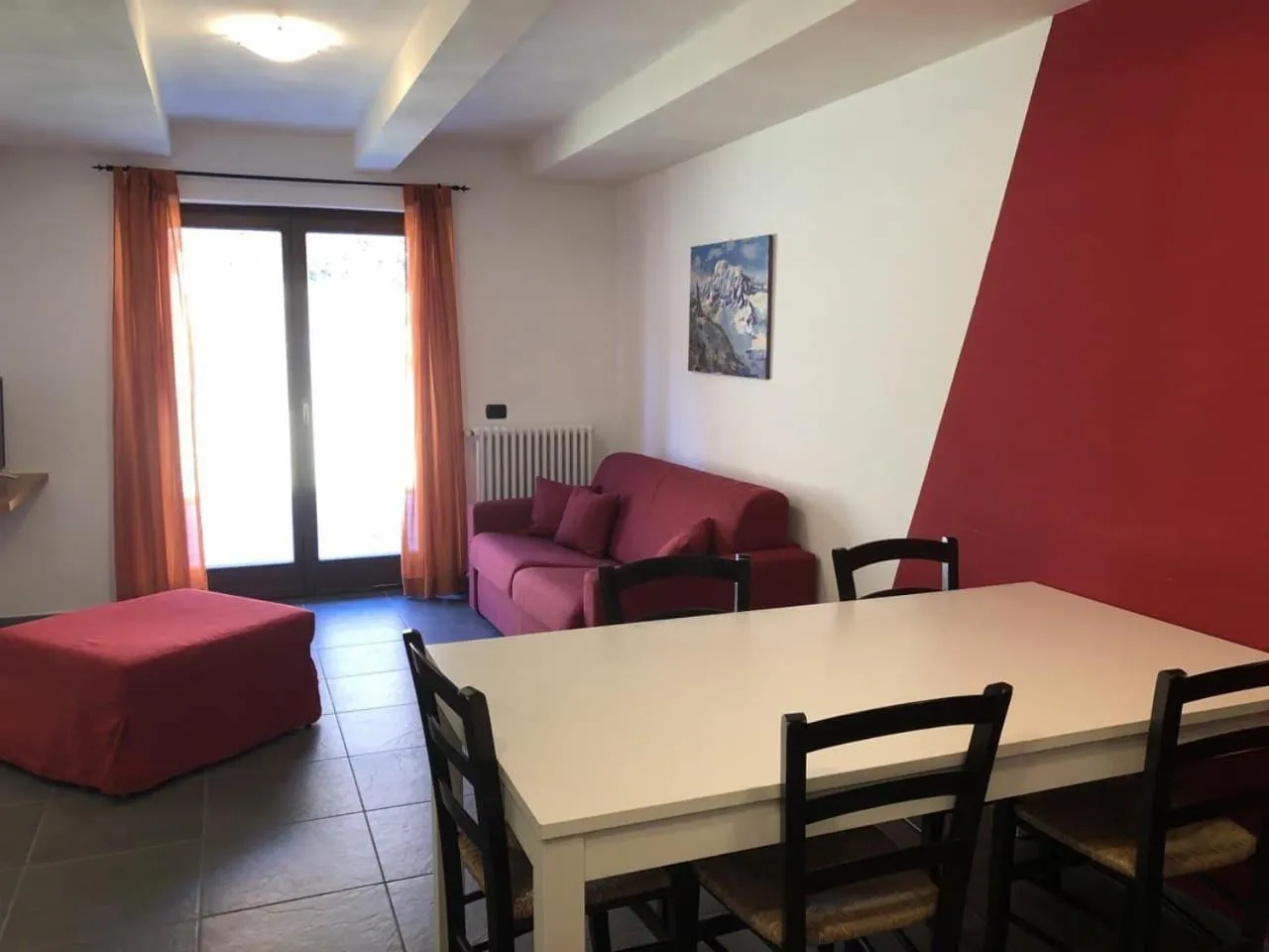 Living room in Residence Le Marmotte