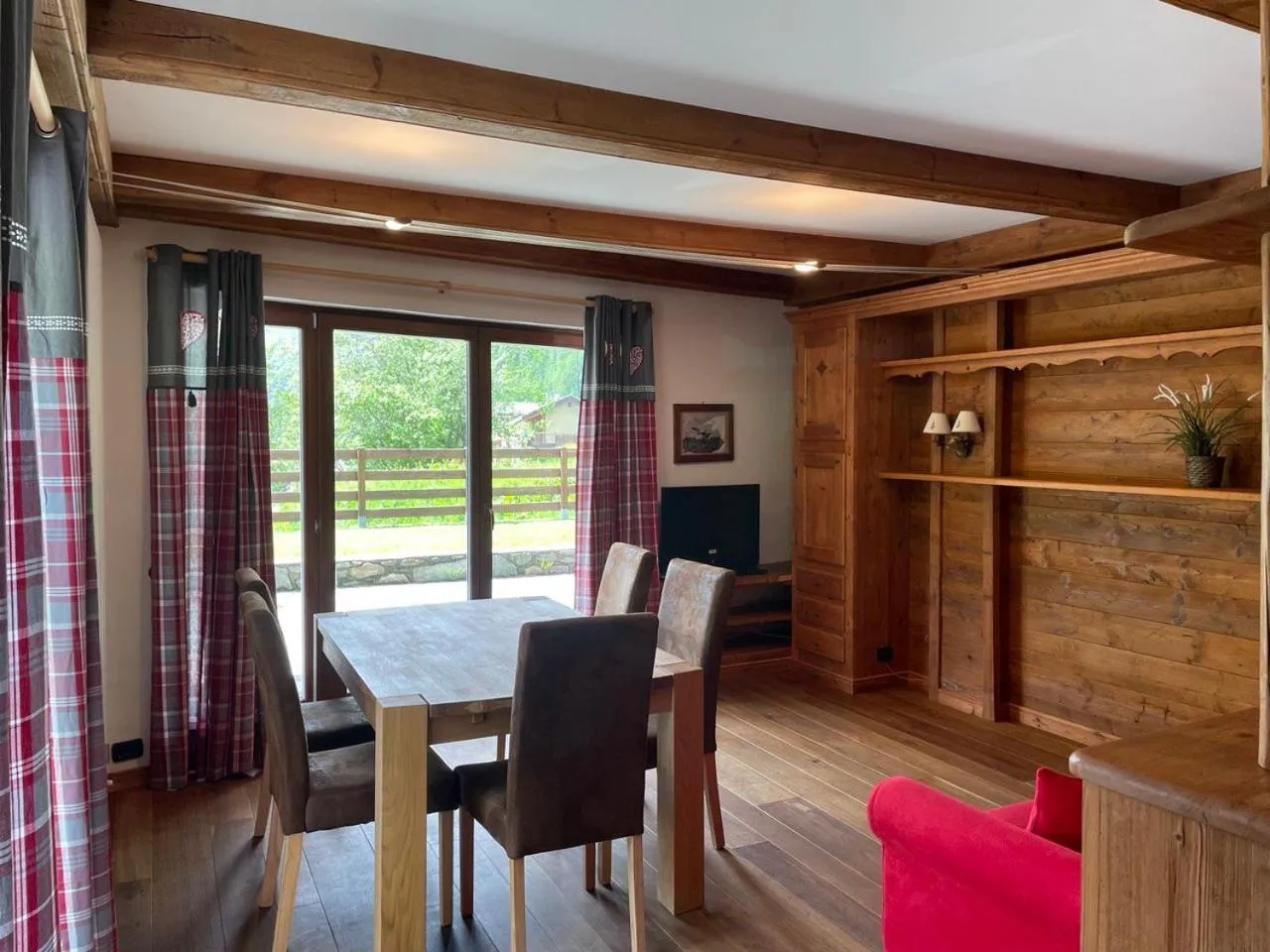 Living room in Residence Le Marmotte