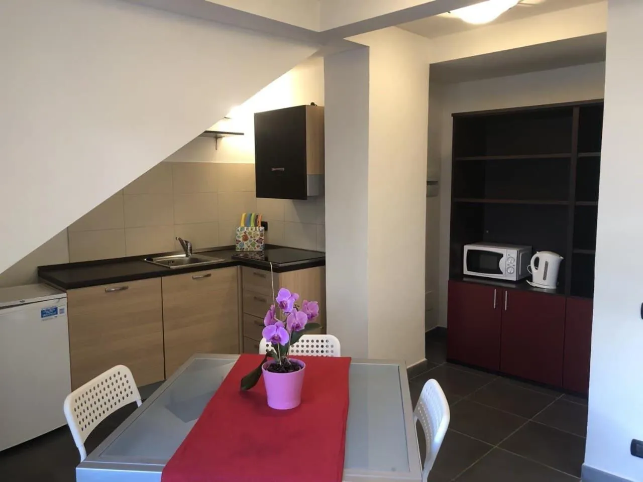 Kitchen or kitchenette in Residence Le Marmotte