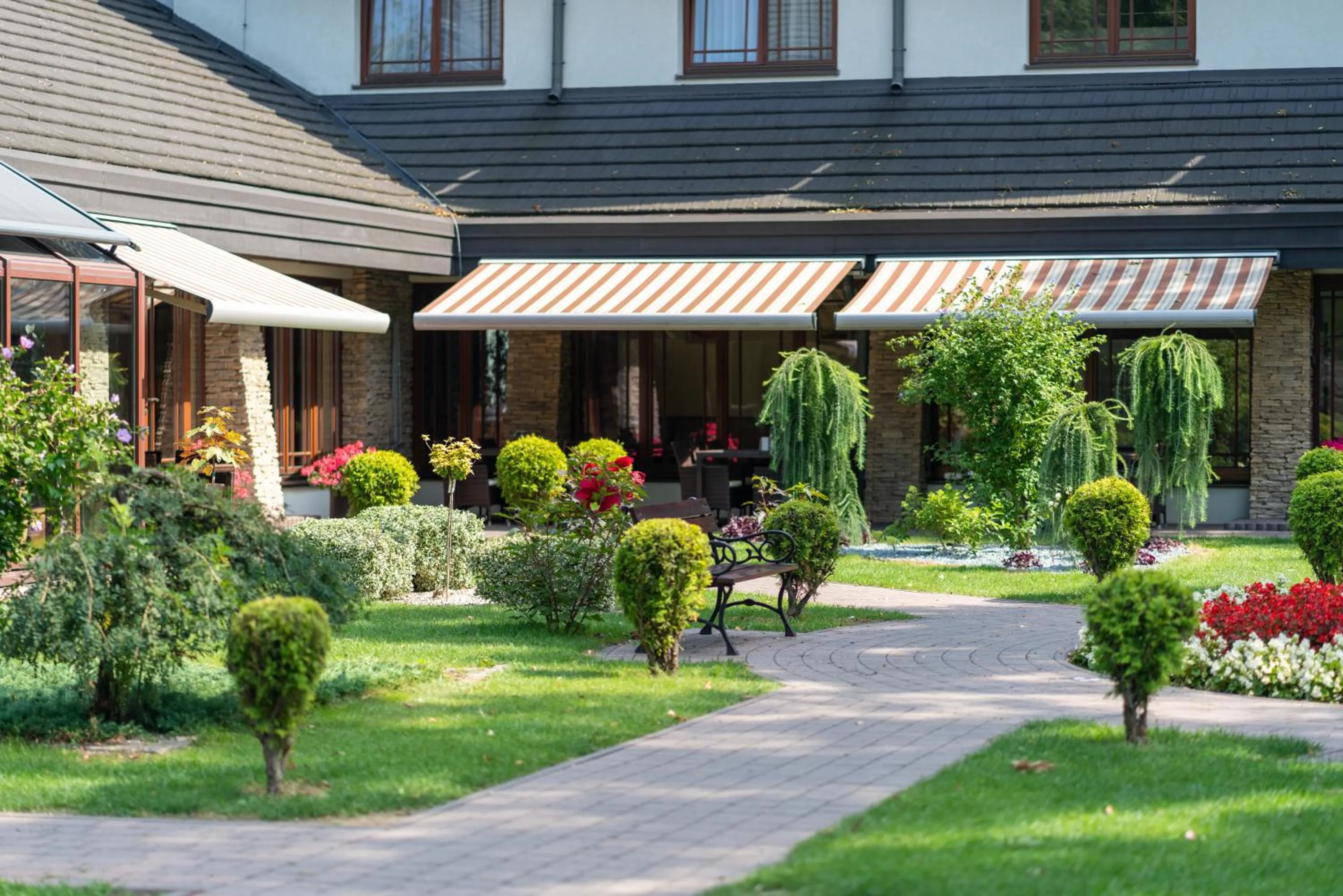 Garden in Hotel Badura