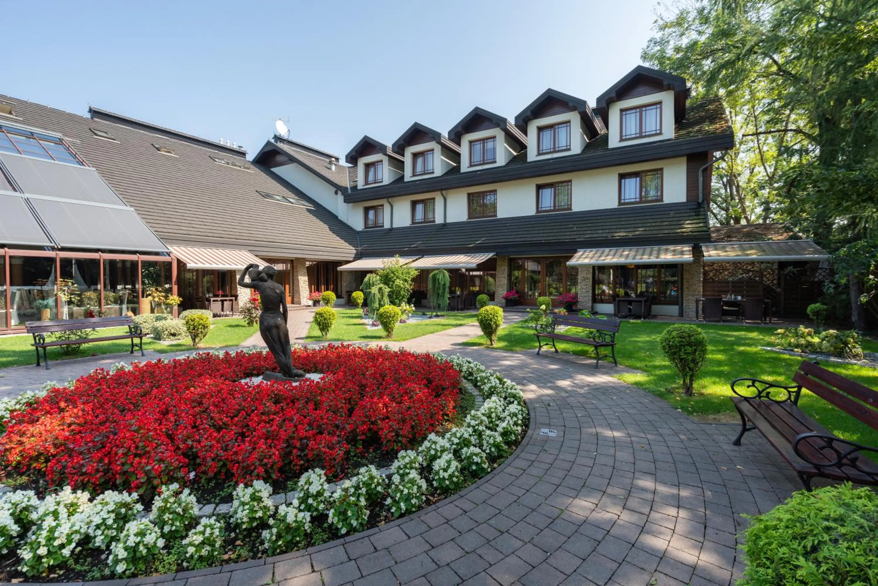 Garden in Hotel Badura