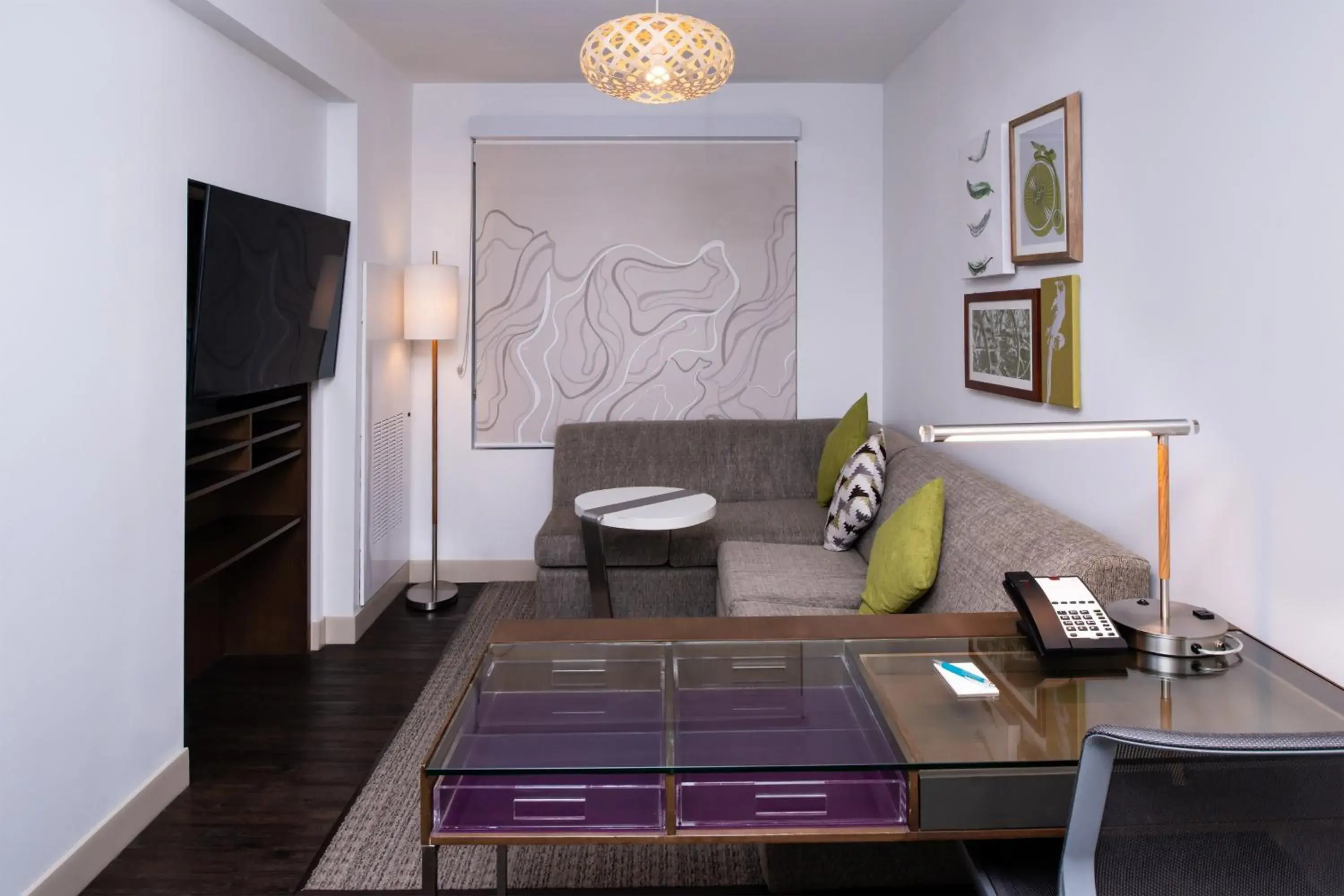 Living room in Element Lexington Living room in Element Lexington