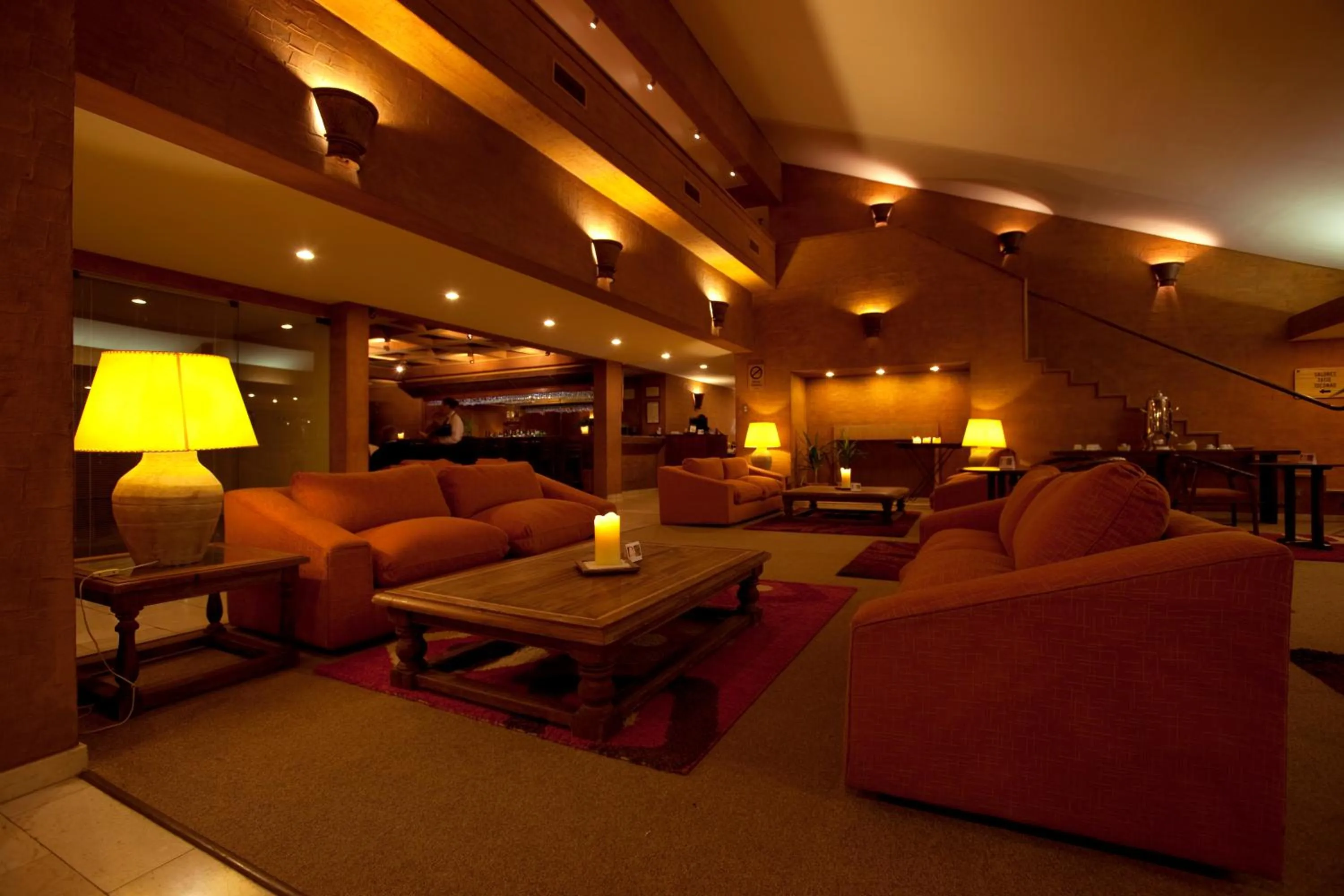Lobby or reception in Park Hotel Calama