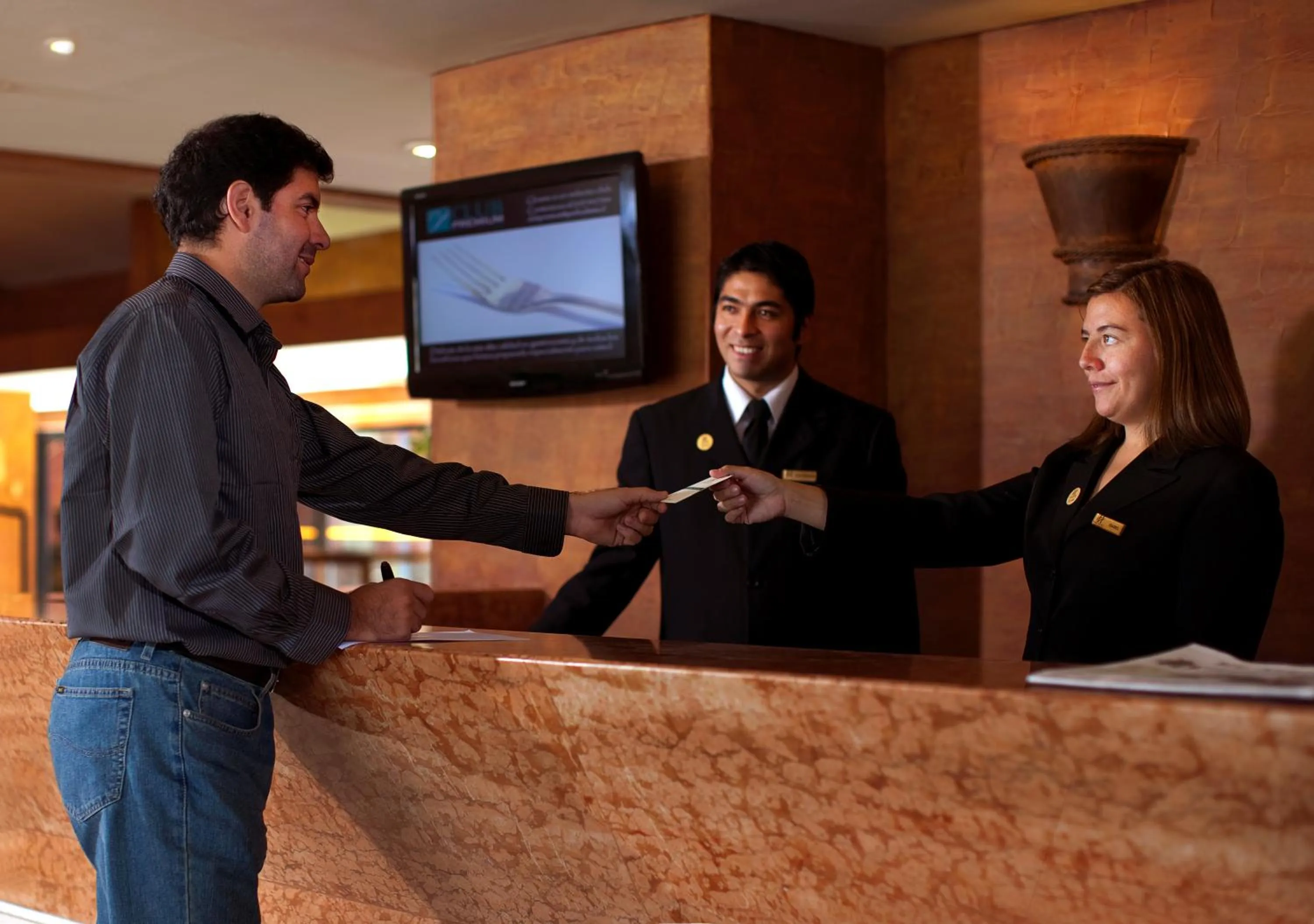 Staff in Park Hotel Calama