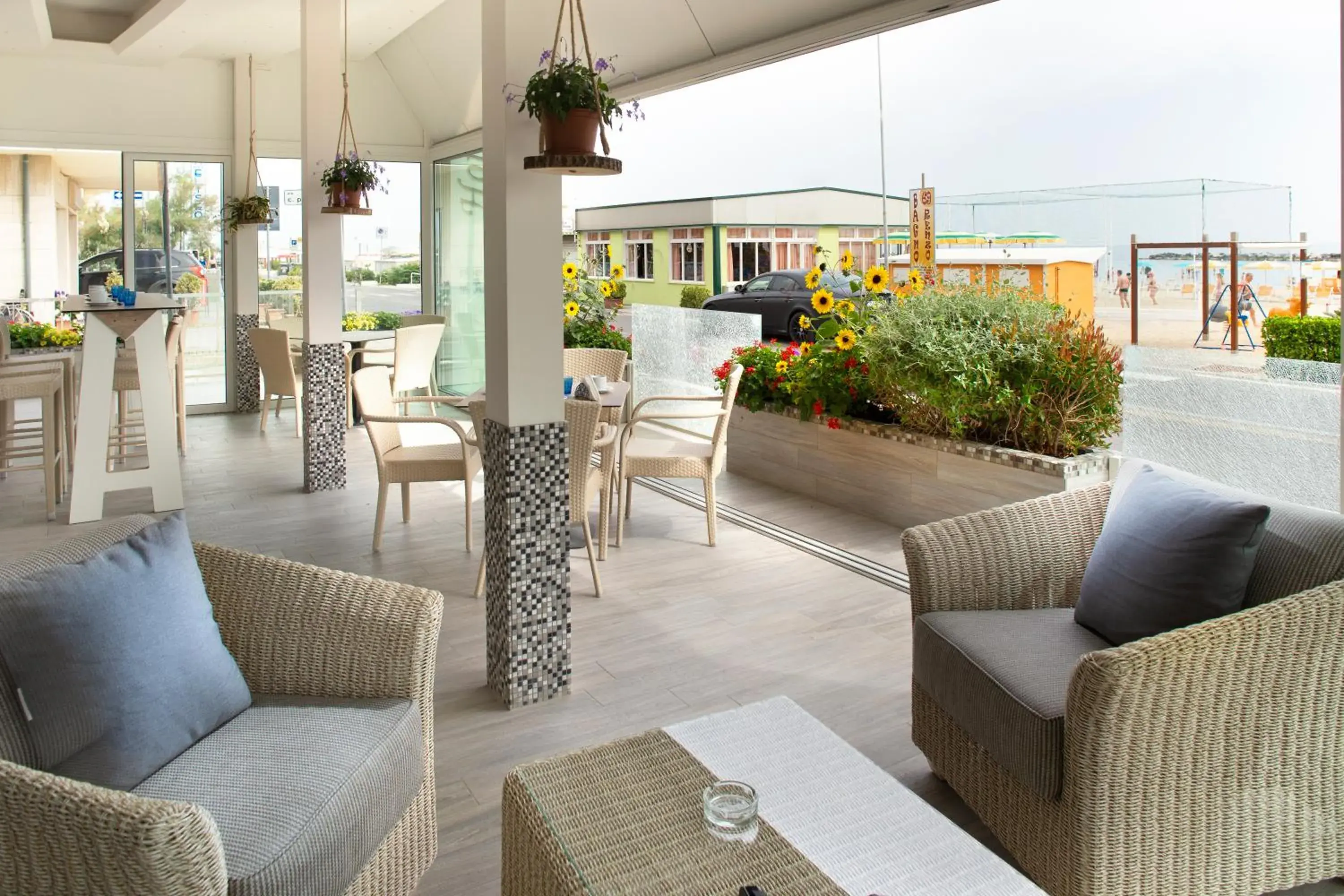 Living room in Hotel Riviera