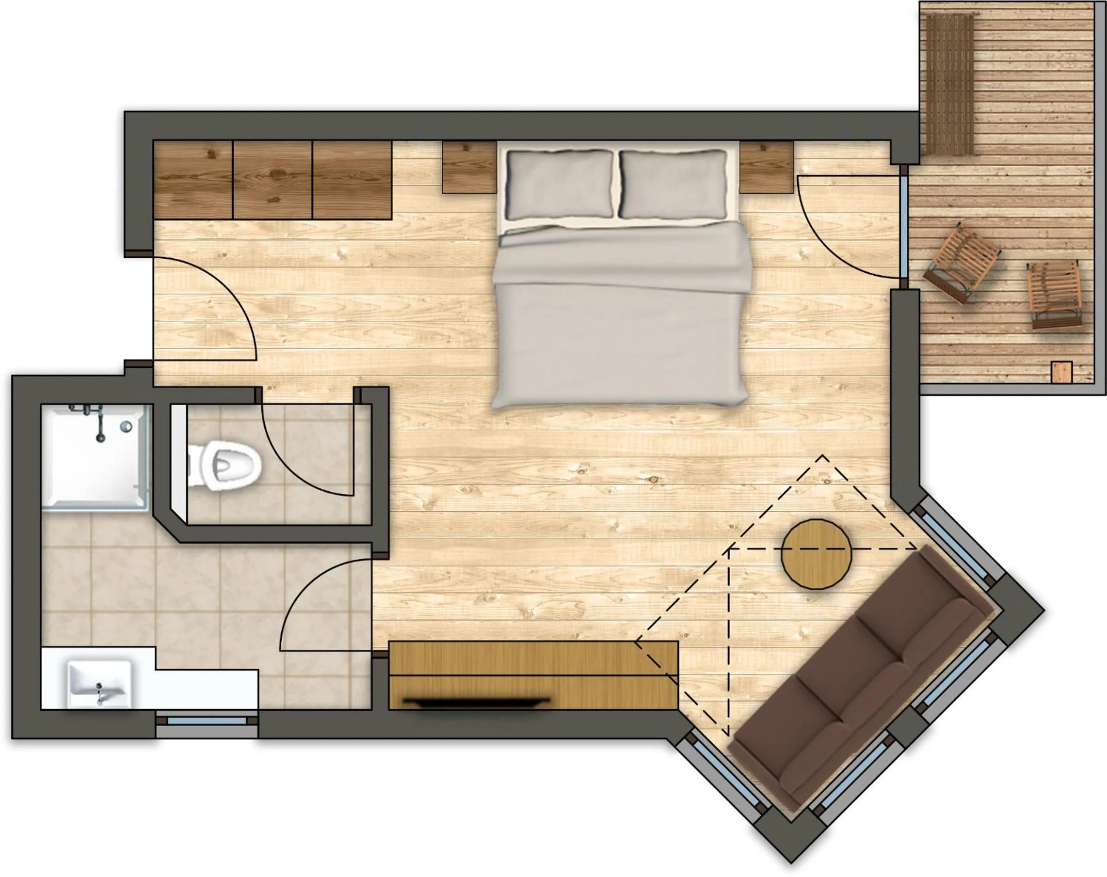 Floor plan in Habachklause Familien Bauernhof Resort