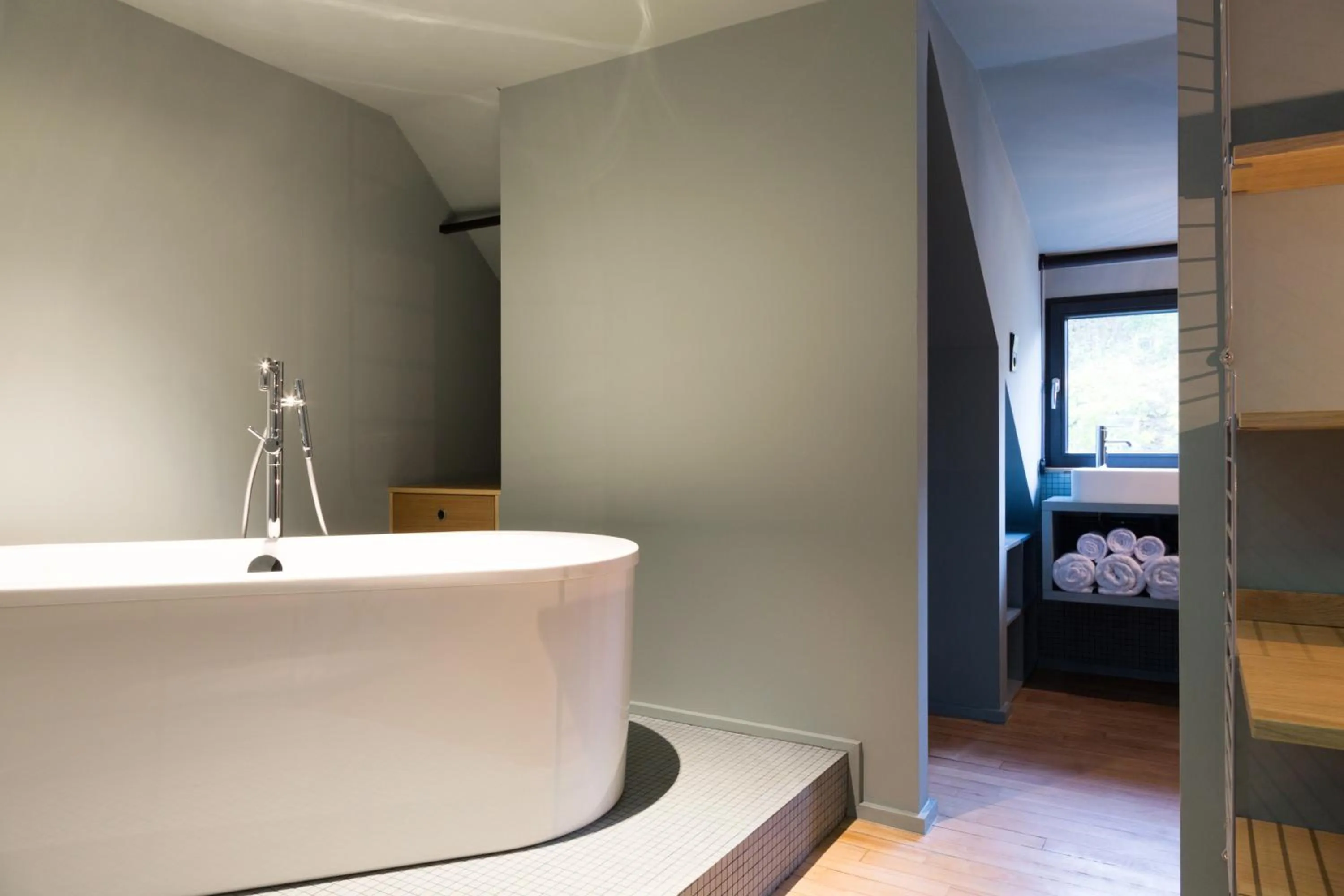 Bathroom in Hostellerie du Grünewald