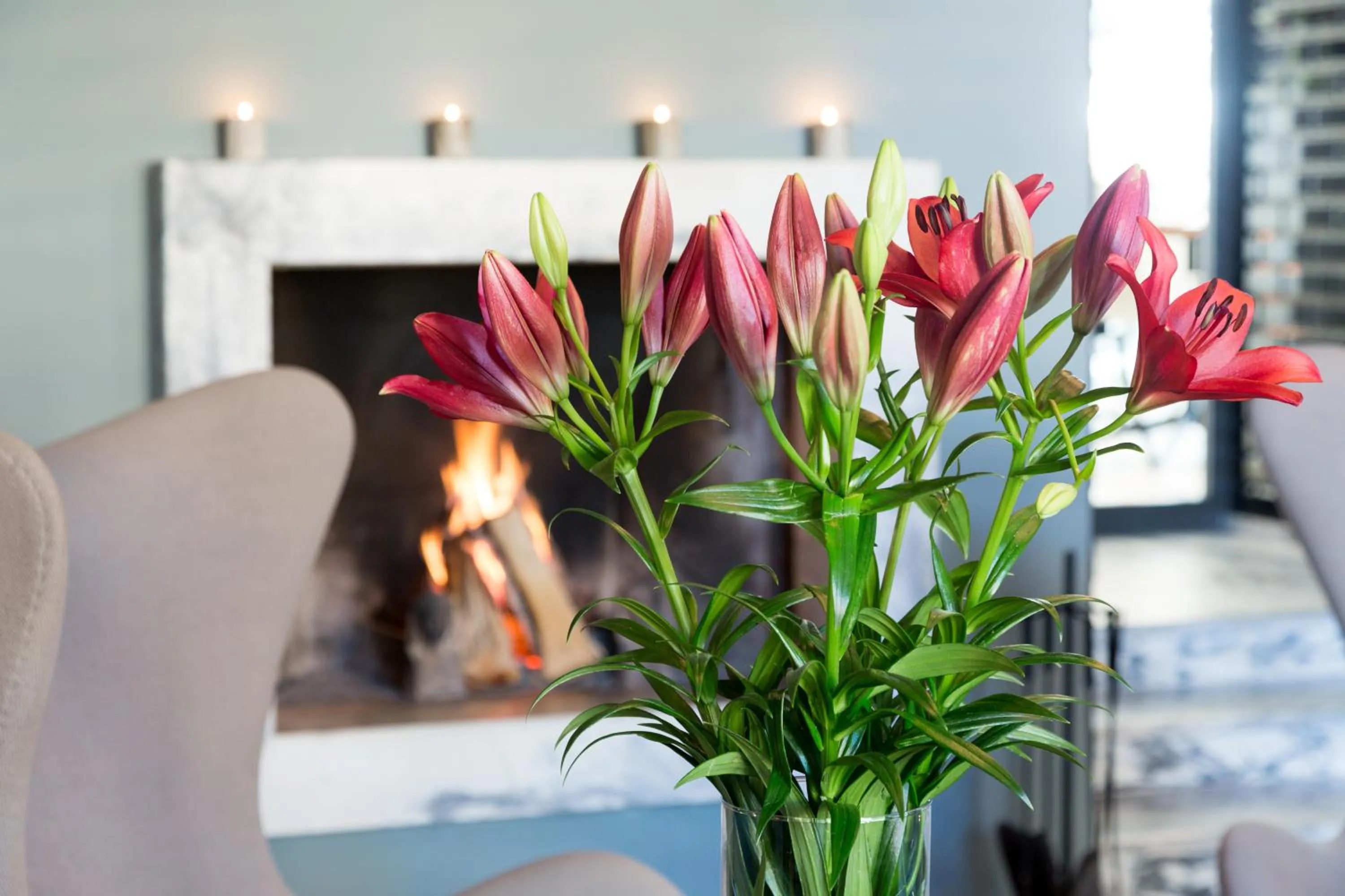 Lobby or reception in Hostellerie du Grünewald