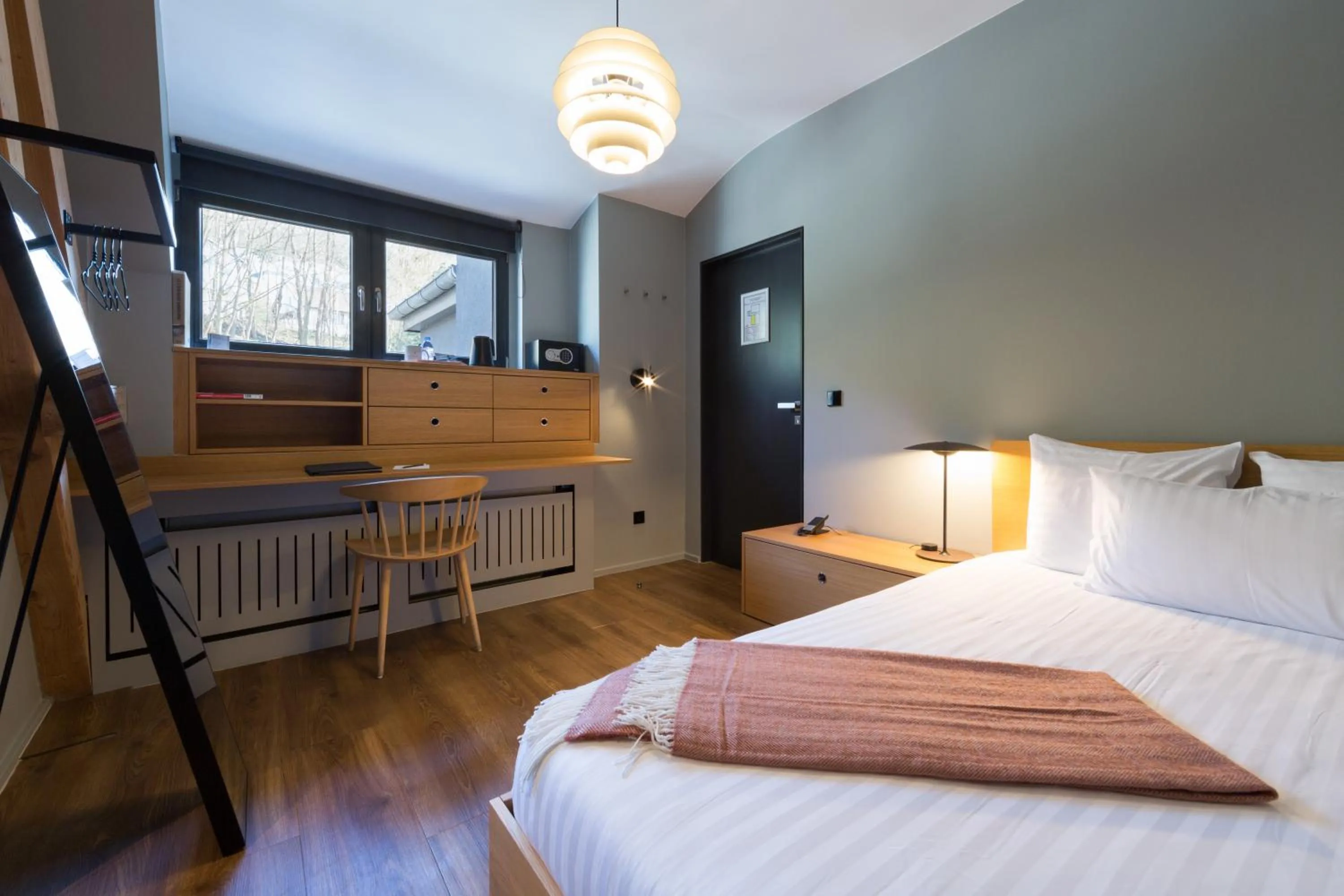 Bed in Hostellerie du Grünewald