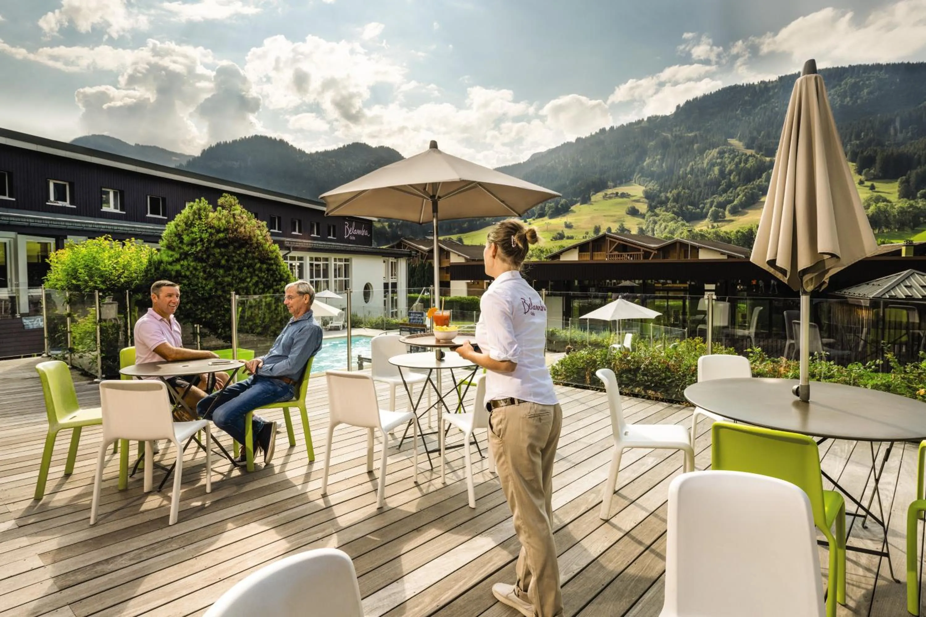 Patio in Belambra Clubs Praz-sur-Arly - L'Alisier