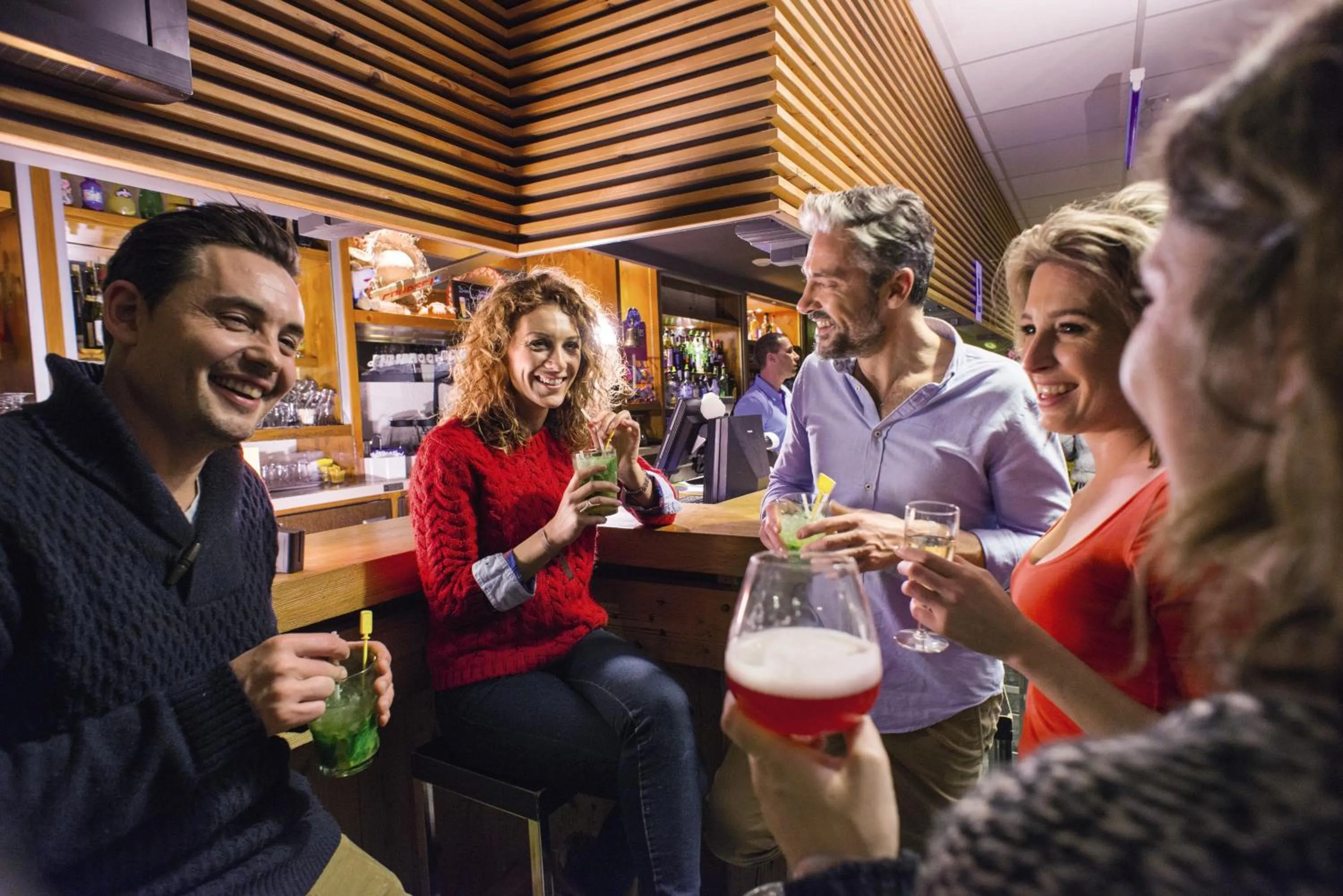 Lounge or bar in Belambra Clubs Praz-sur-Arly - L'Alisier