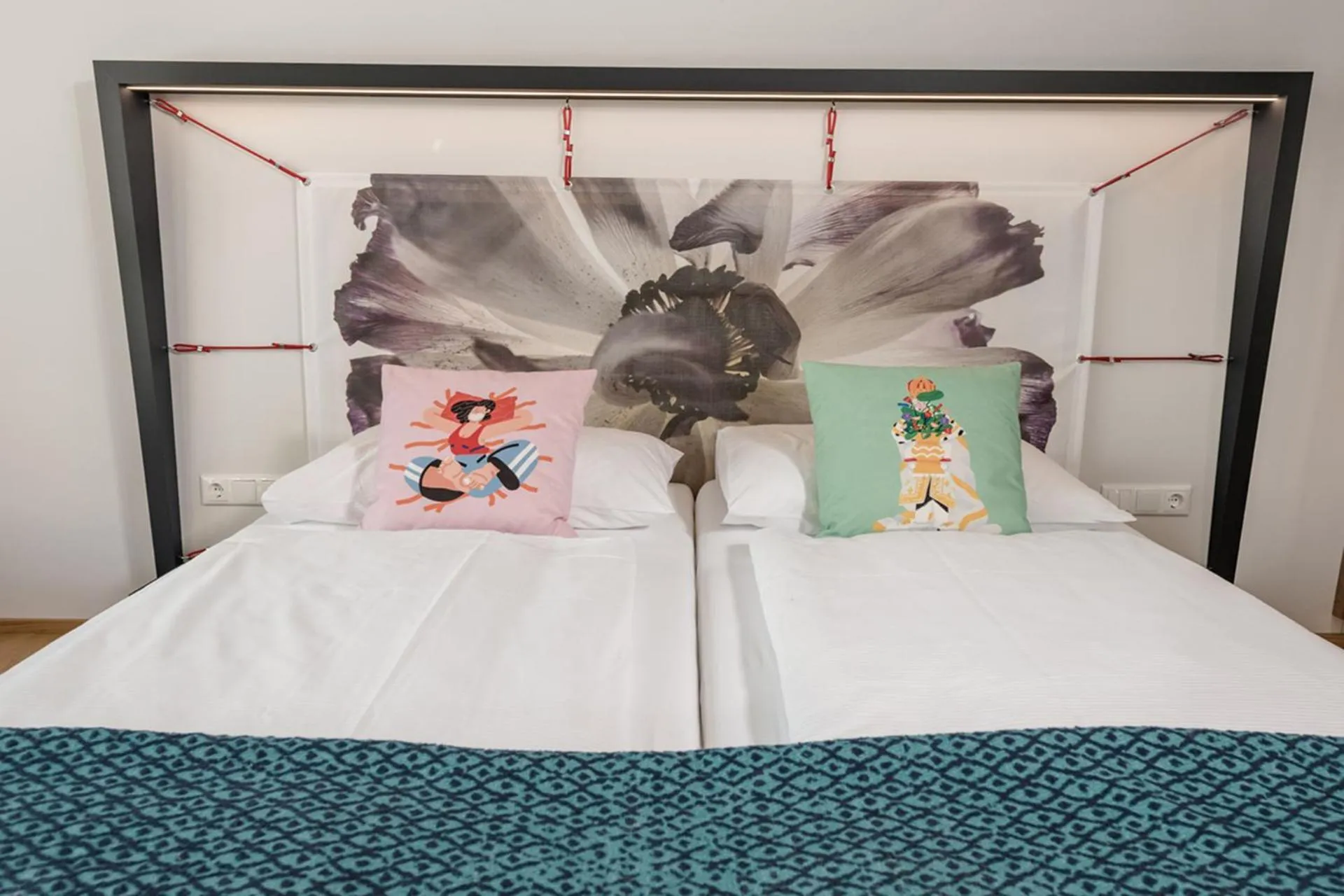 Decorative detail, Bed in Hotel Blü Gastein