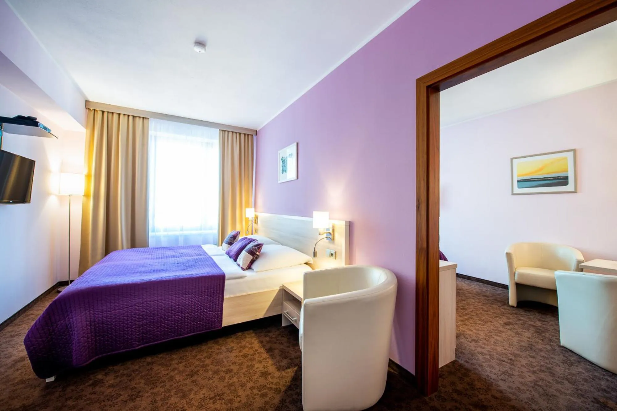 Bed in Hotel Mlynska