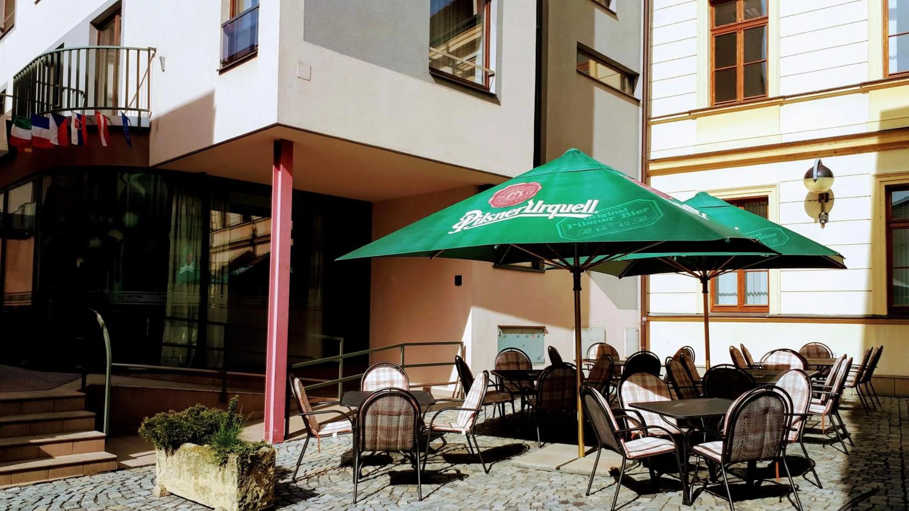 Balcony/Terrace in Hotel Mlynska