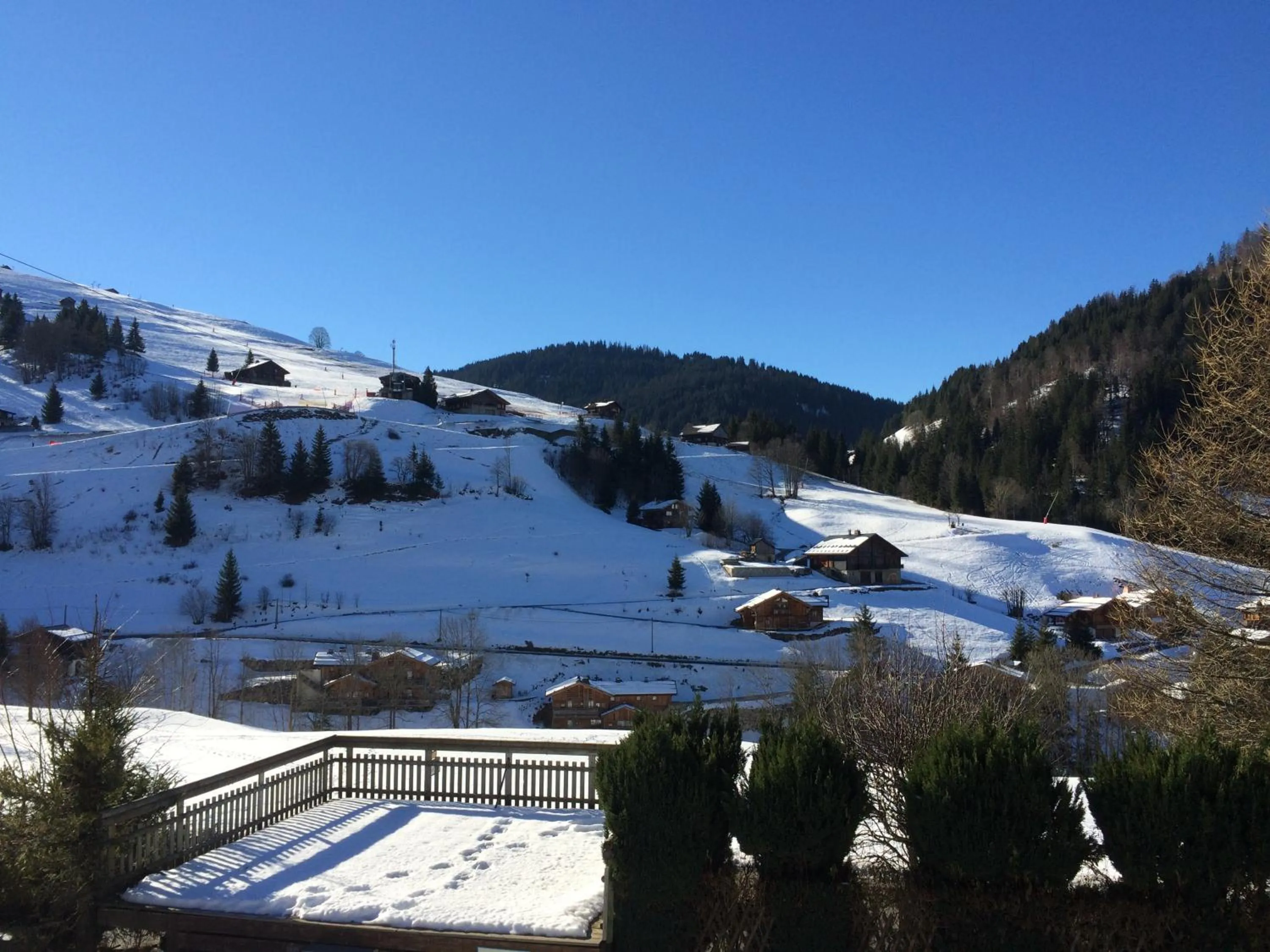 View (from property/room) in Chalet-Hôtel du Borderan