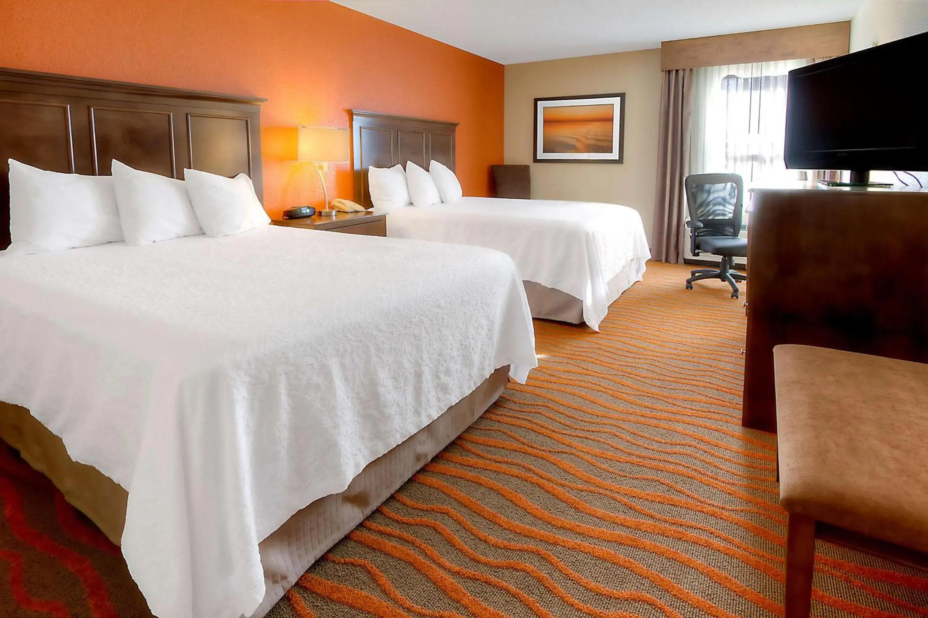 Room with Two Queen Beds - Non-Smoking in Hampton Inn Russellville Room with Two Queen Beds - Non-Smoking in Hampton Inn Russellville