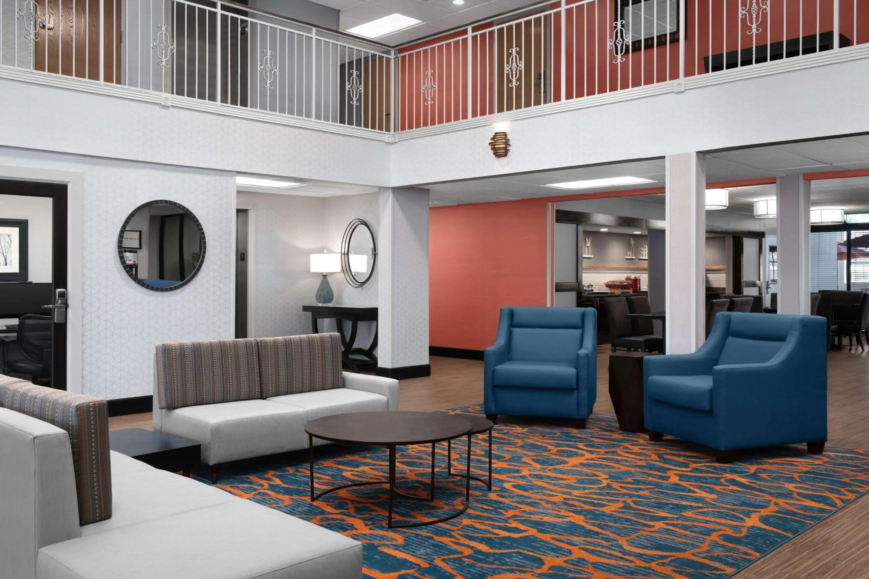 Lobby or reception in Hampton Inn Russellville