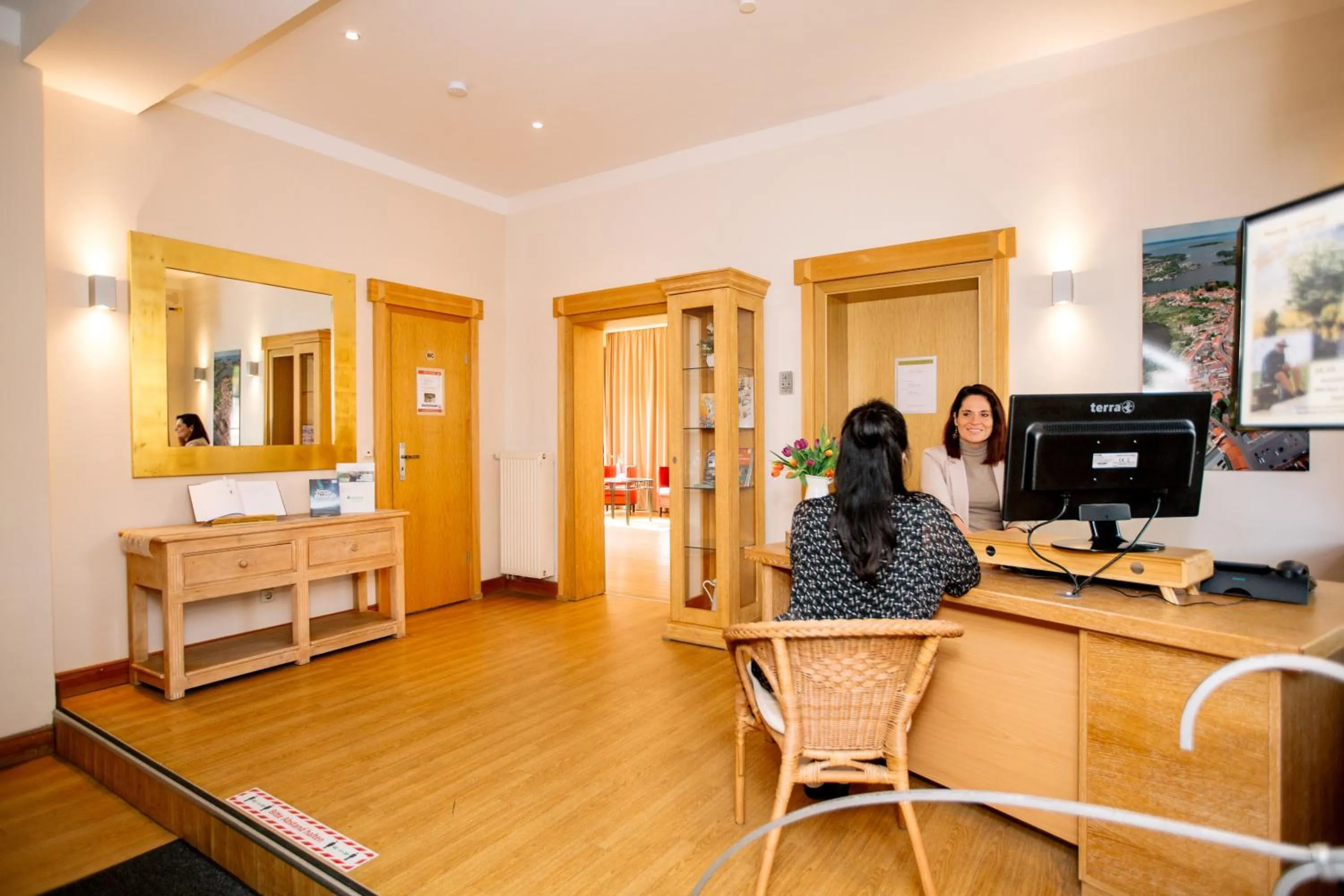 Lobby or reception in FerienResidenz MüritzPark