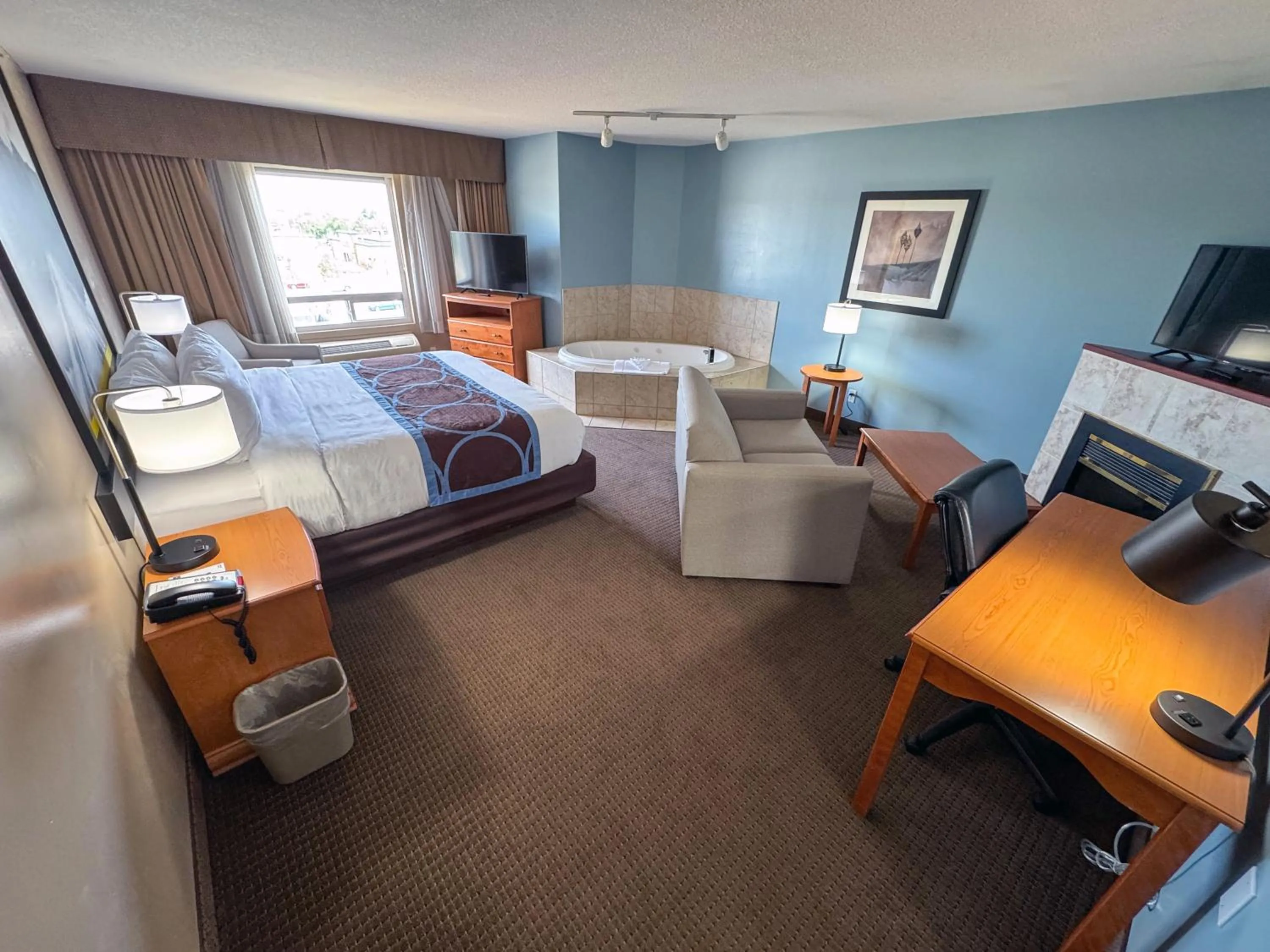 Bed in Super 8 by Wyndham Edmonton South