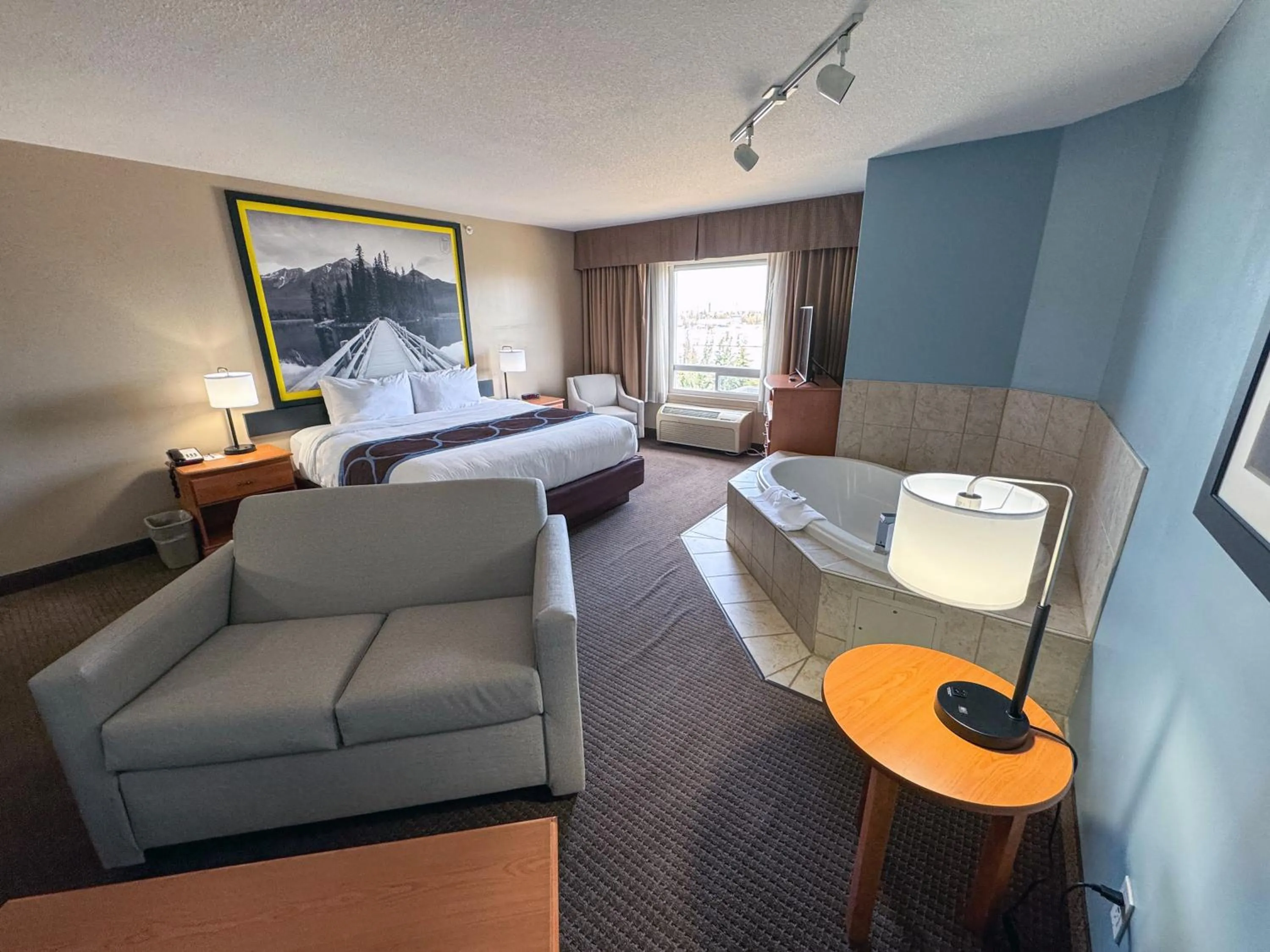 Bed in Super 8 by Wyndham Edmonton South