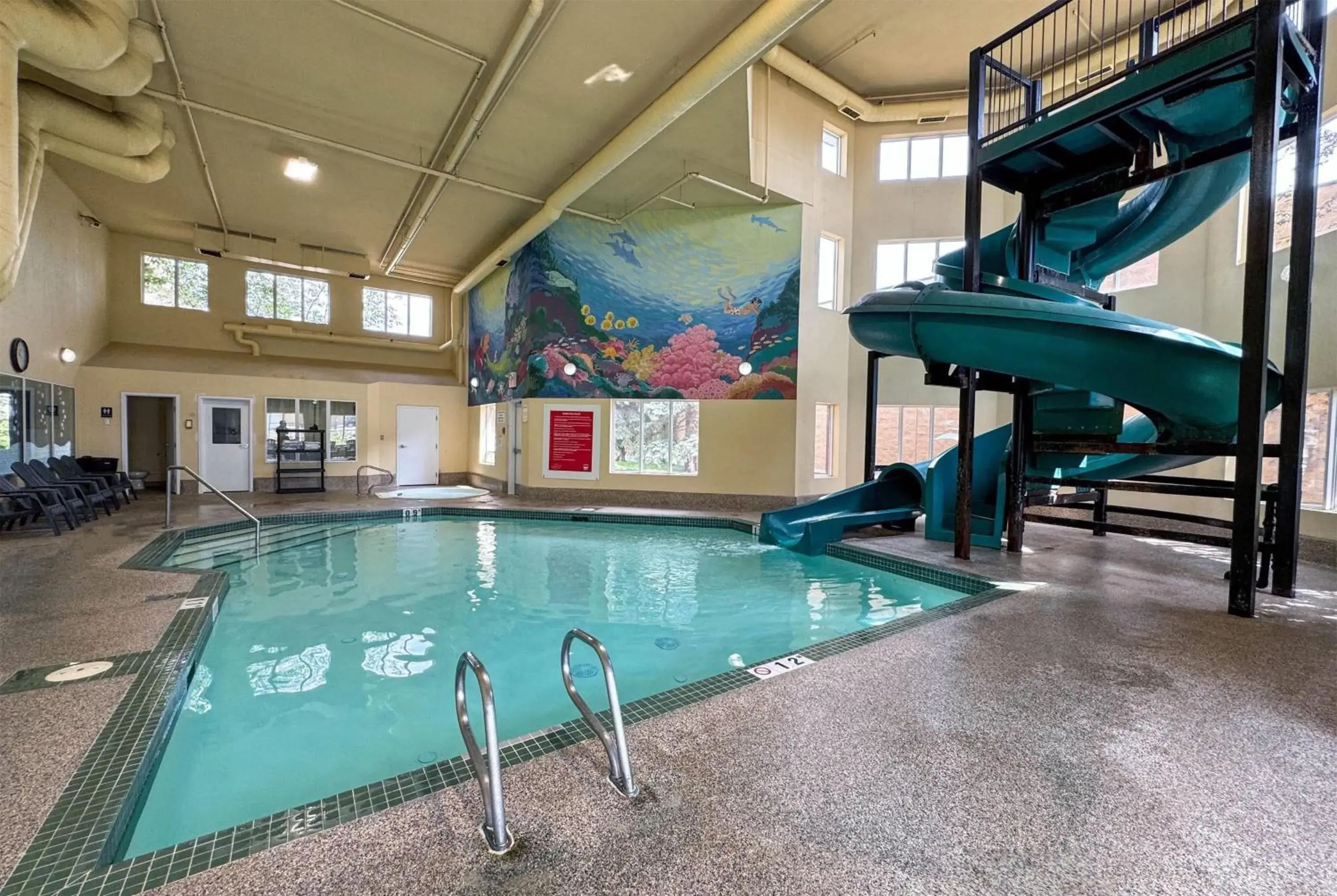 Pool view in Super 8 by Wyndham Edmonton South Pool view in Super 8 by Wyndham Edmonton South