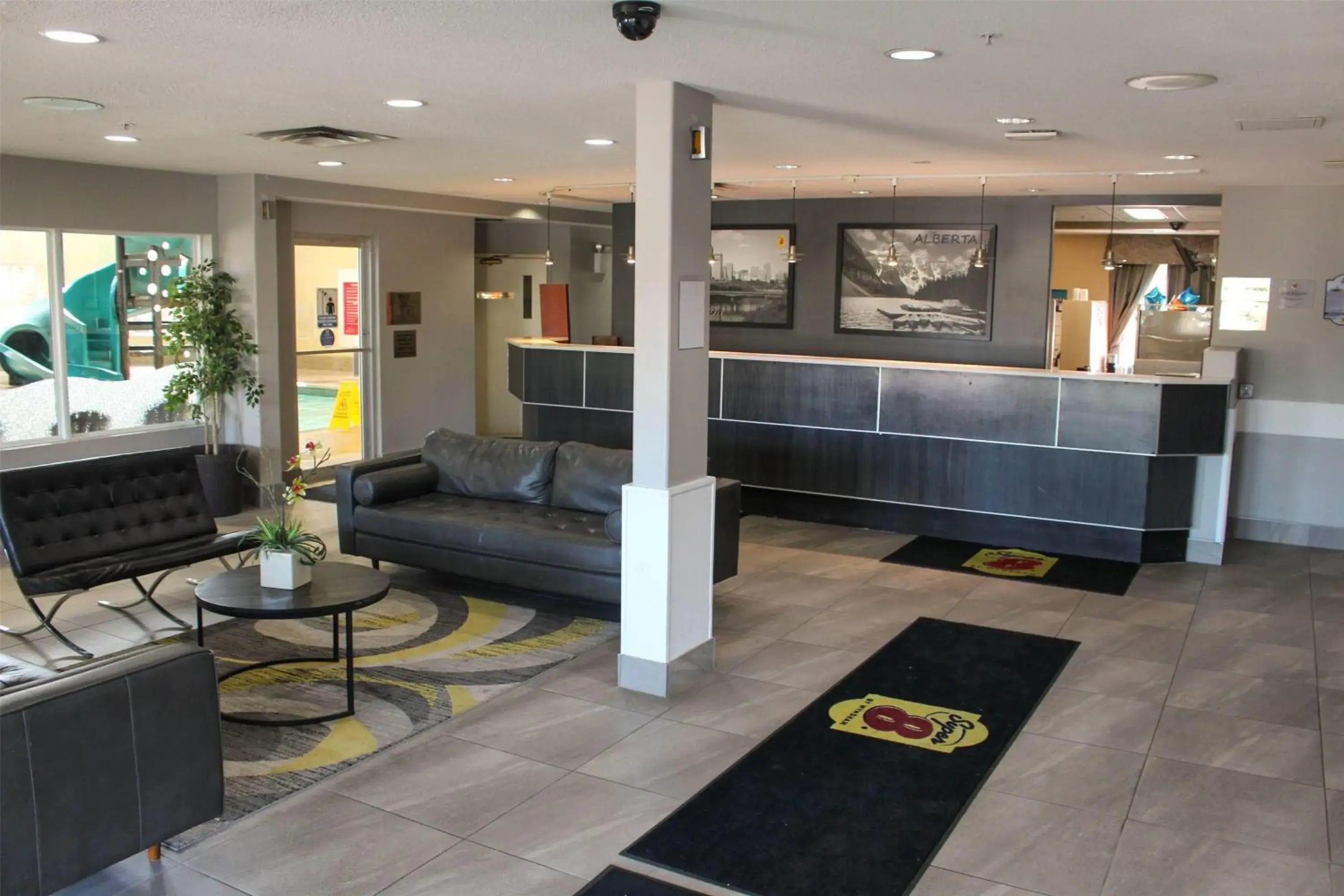 Lobby or reception in Super 8 by Wyndham Edmonton South Lobby or reception in Super 8 by Wyndham Edmonton South
