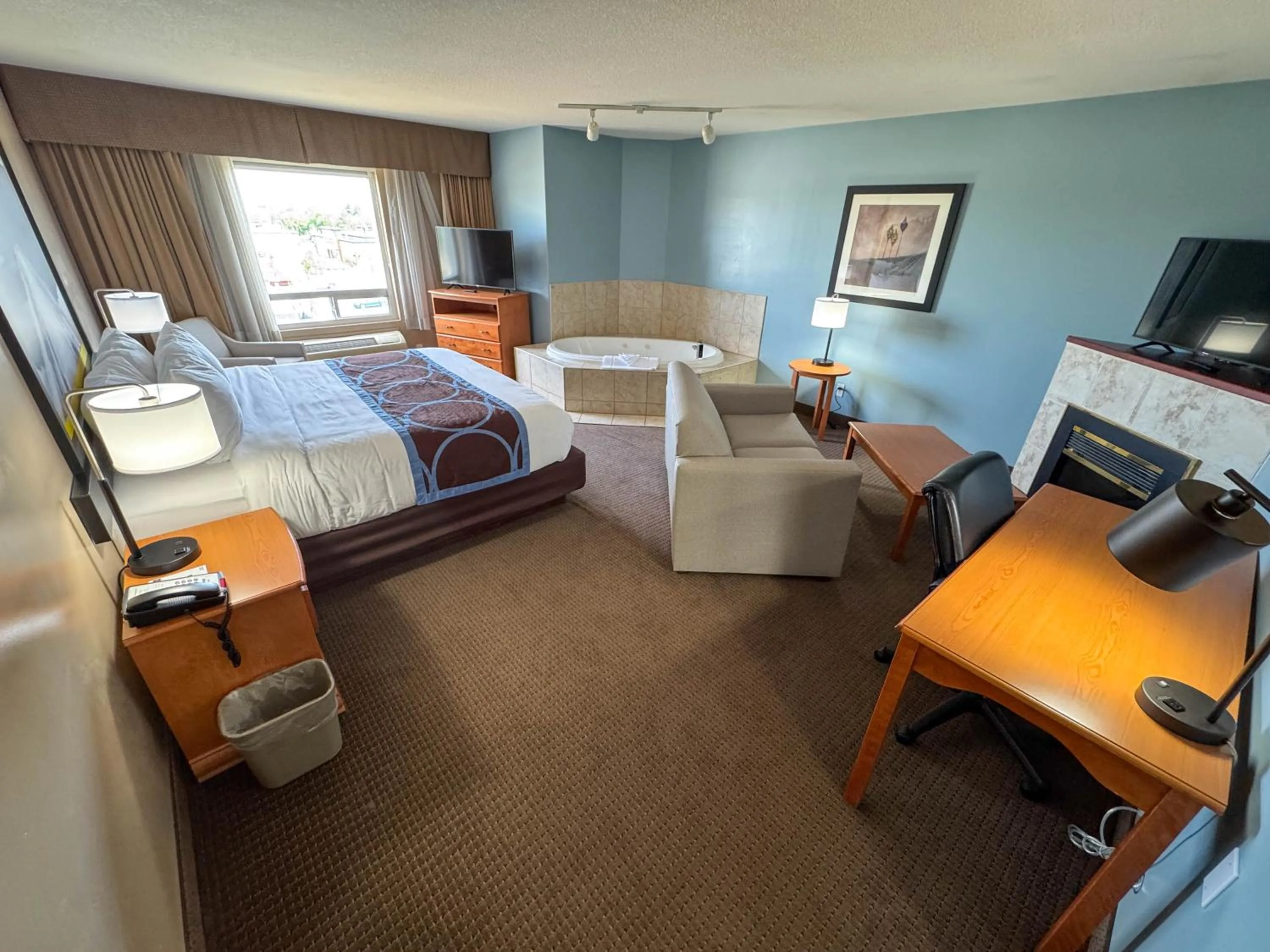 Bed in Super 8 by Wyndham Edmonton South