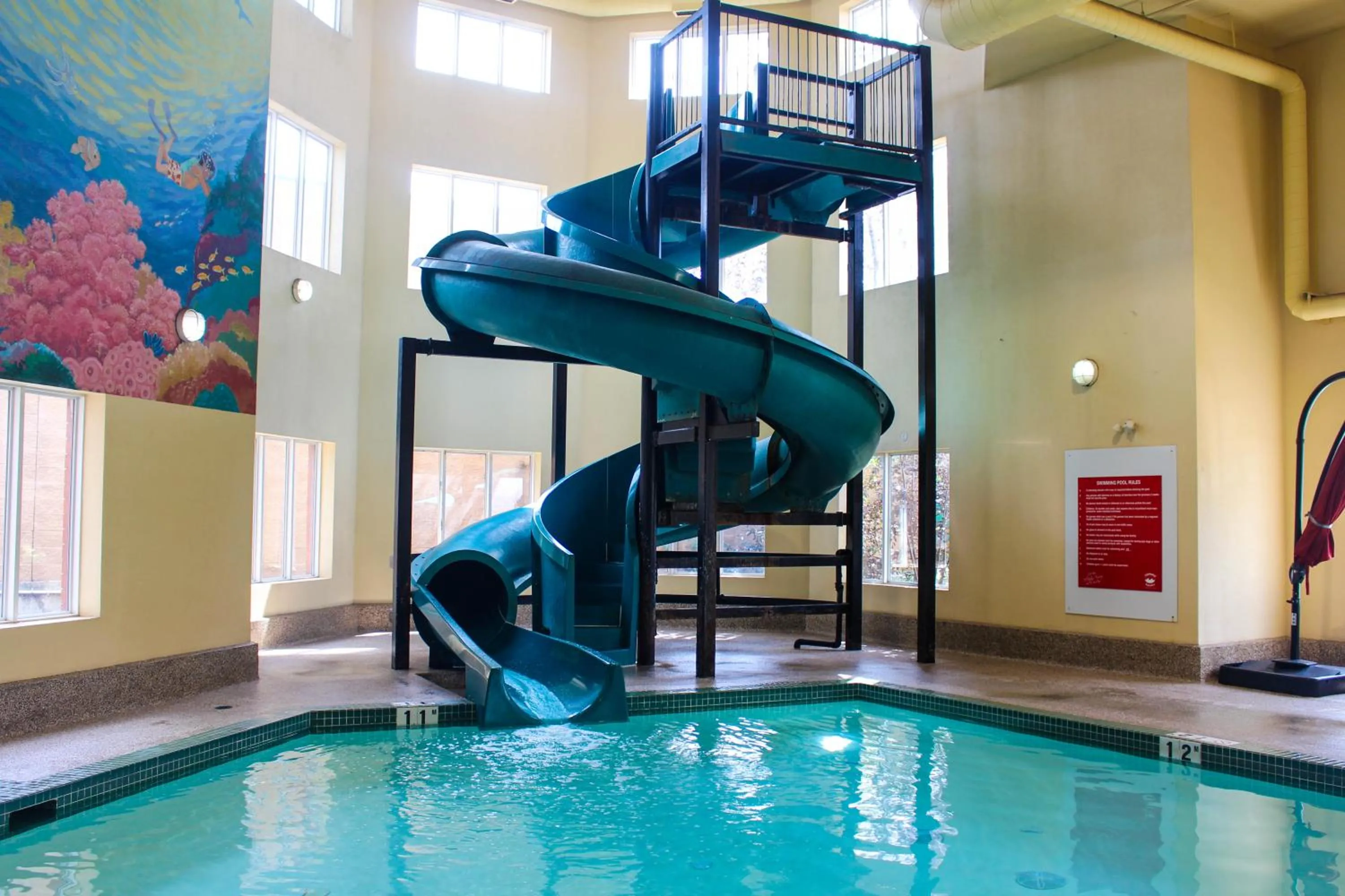 Swimming pool in Super 8 by Wyndham Edmonton South