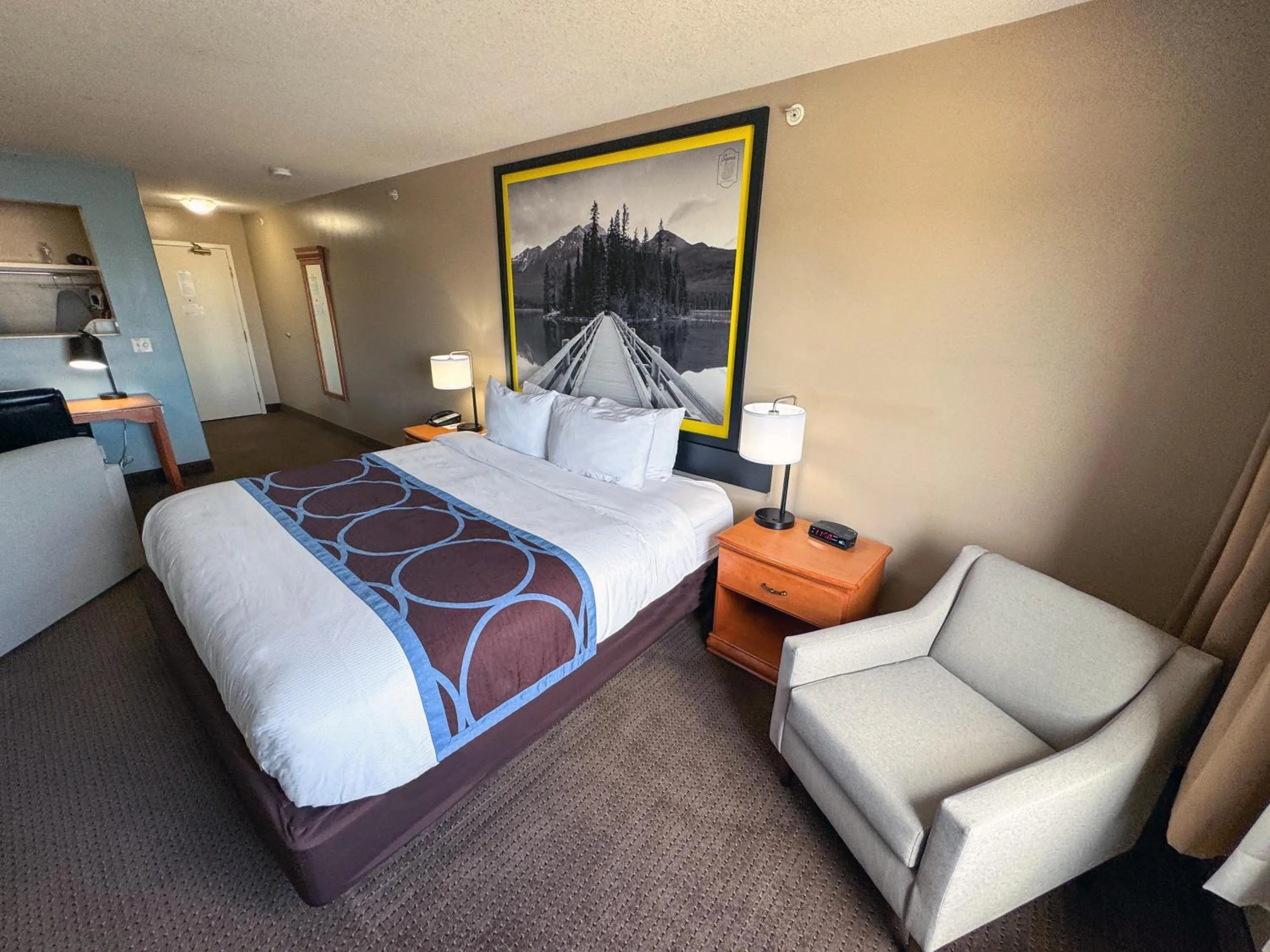 Bed in Super 8 by Wyndham Edmonton South