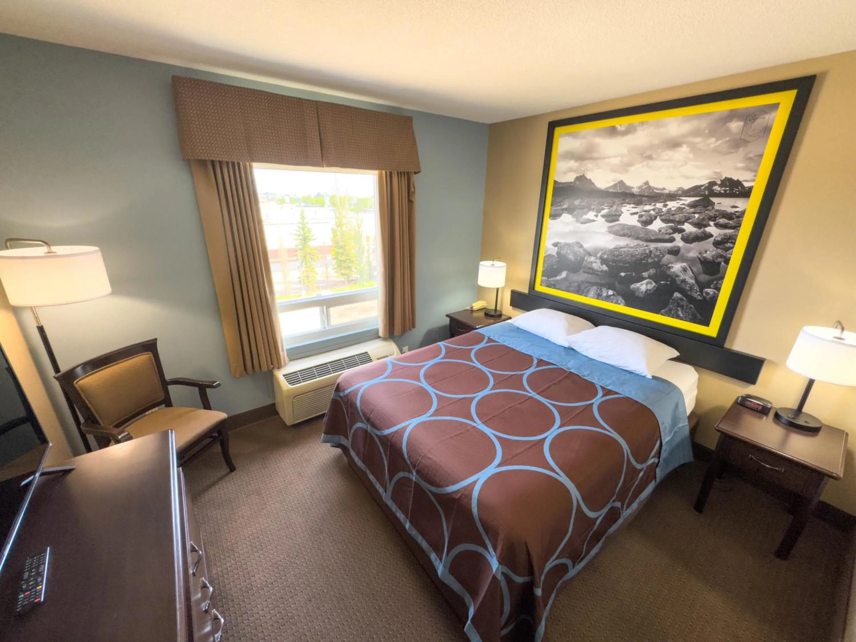 Bed in Super 8 by Wyndham Edmonton South