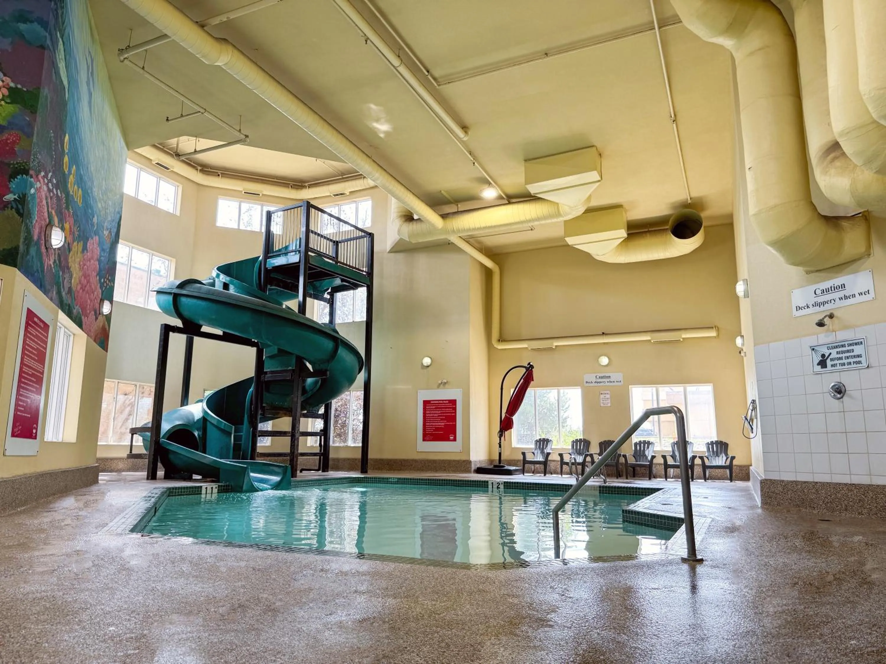 Swimming pool in Super 8 by Wyndham Edmonton South
