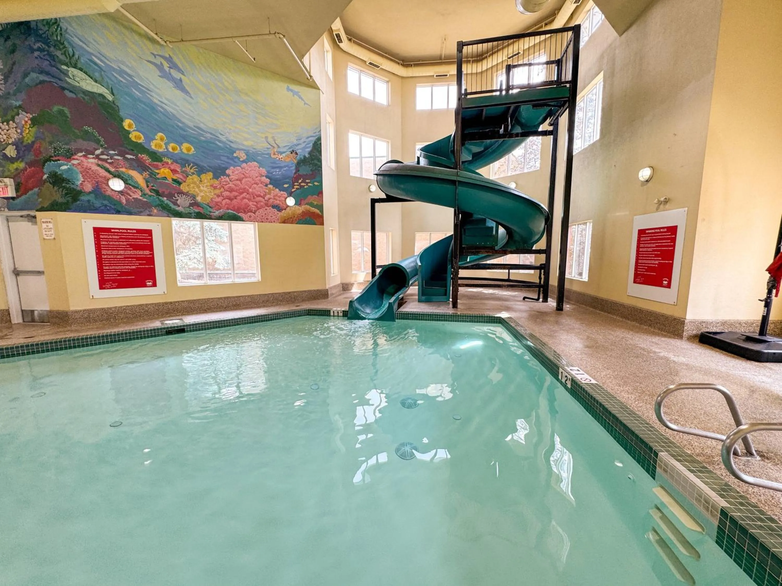 Swimming pool in Super 8 by Wyndham Edmonton South