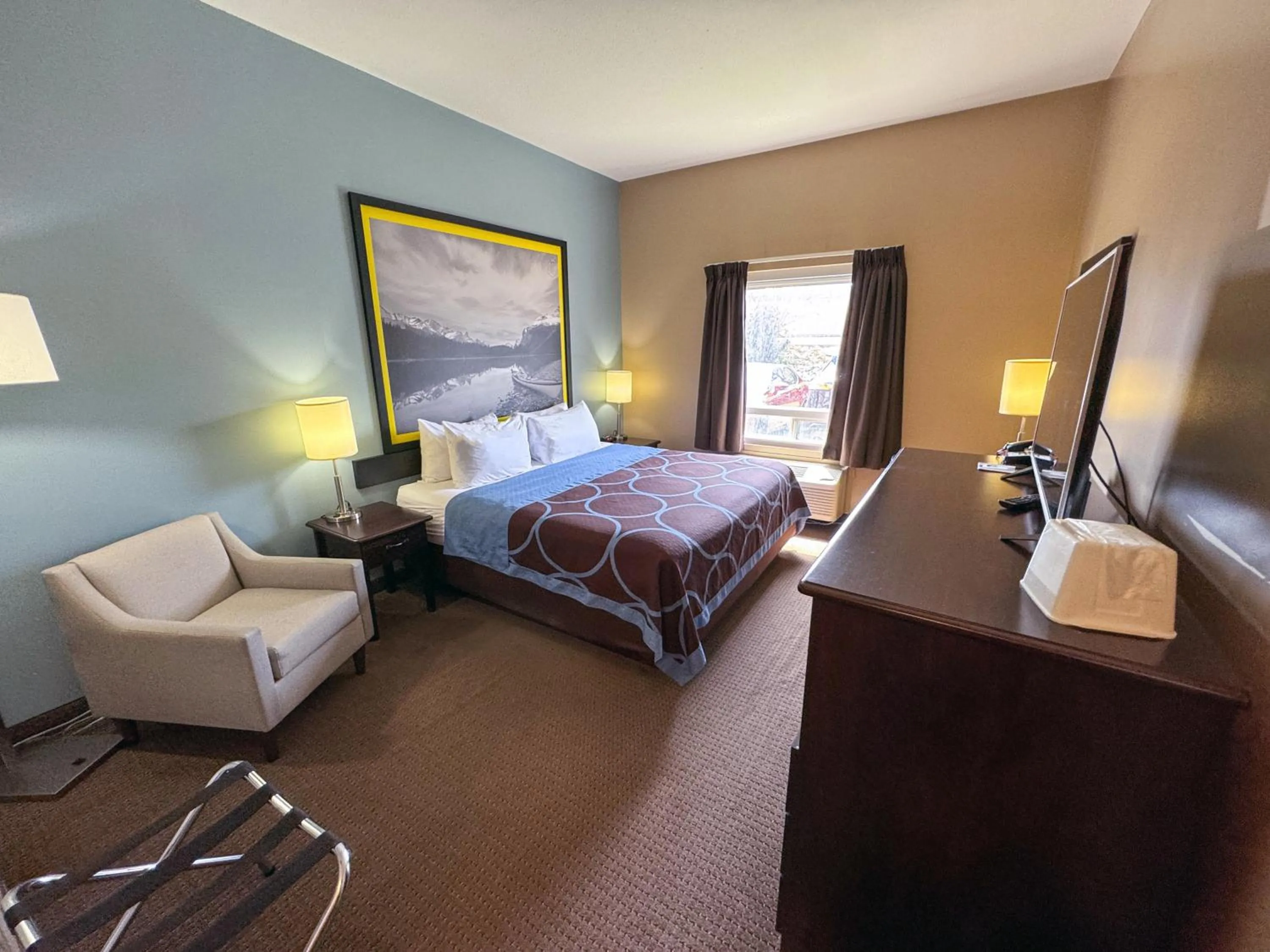 Bed in Super 8 by Wyndham Edmonton South