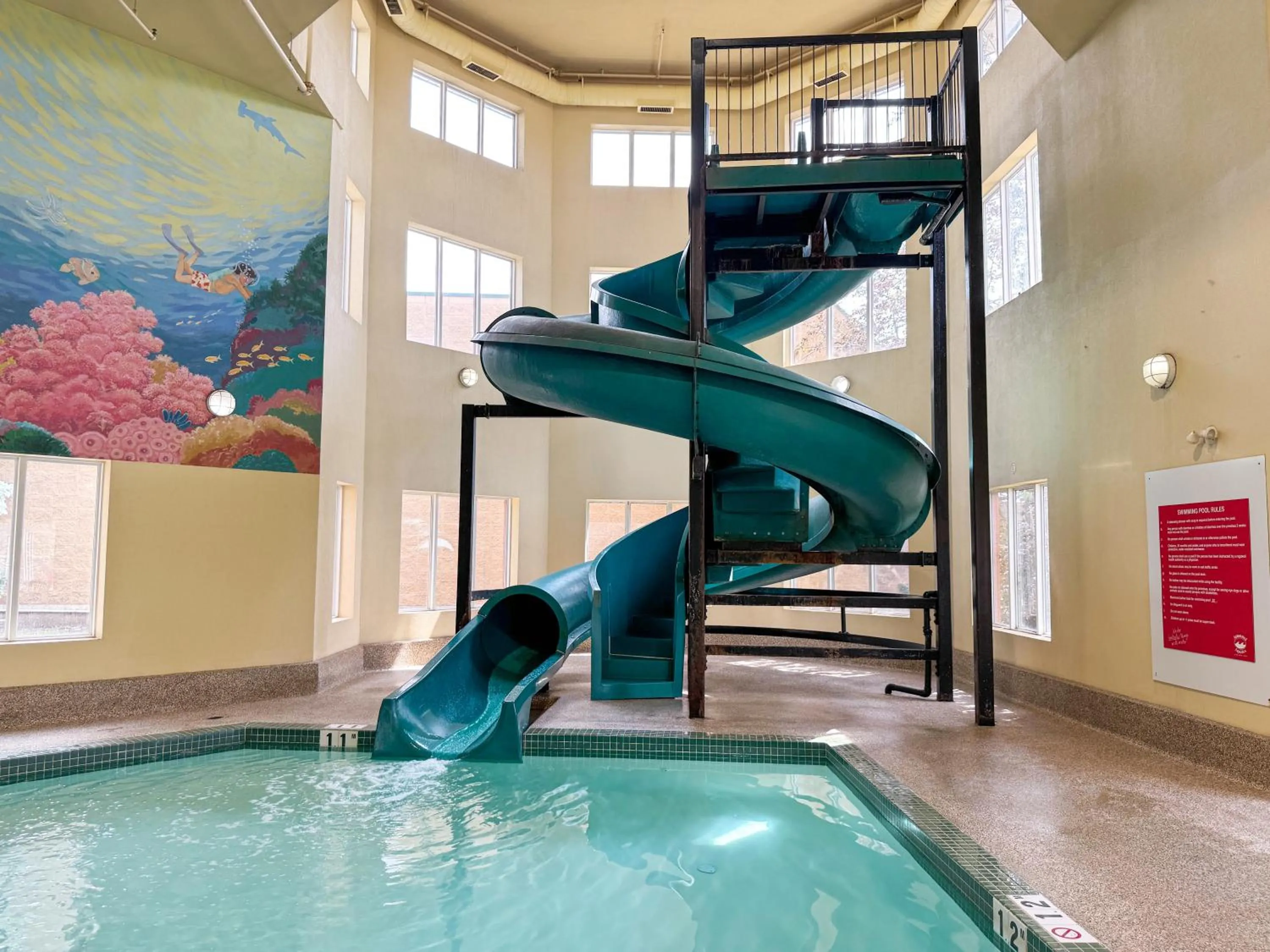 Swimming pool in Super 8 by Wyndham Edmonton South