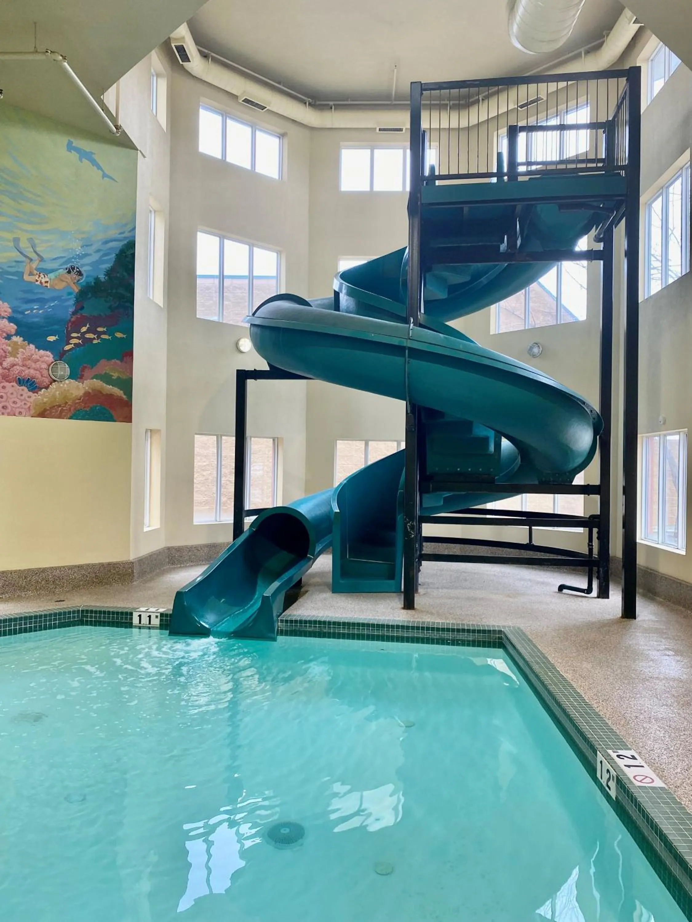 Swimming pool in Super 8 by Wyndham Edmonton South